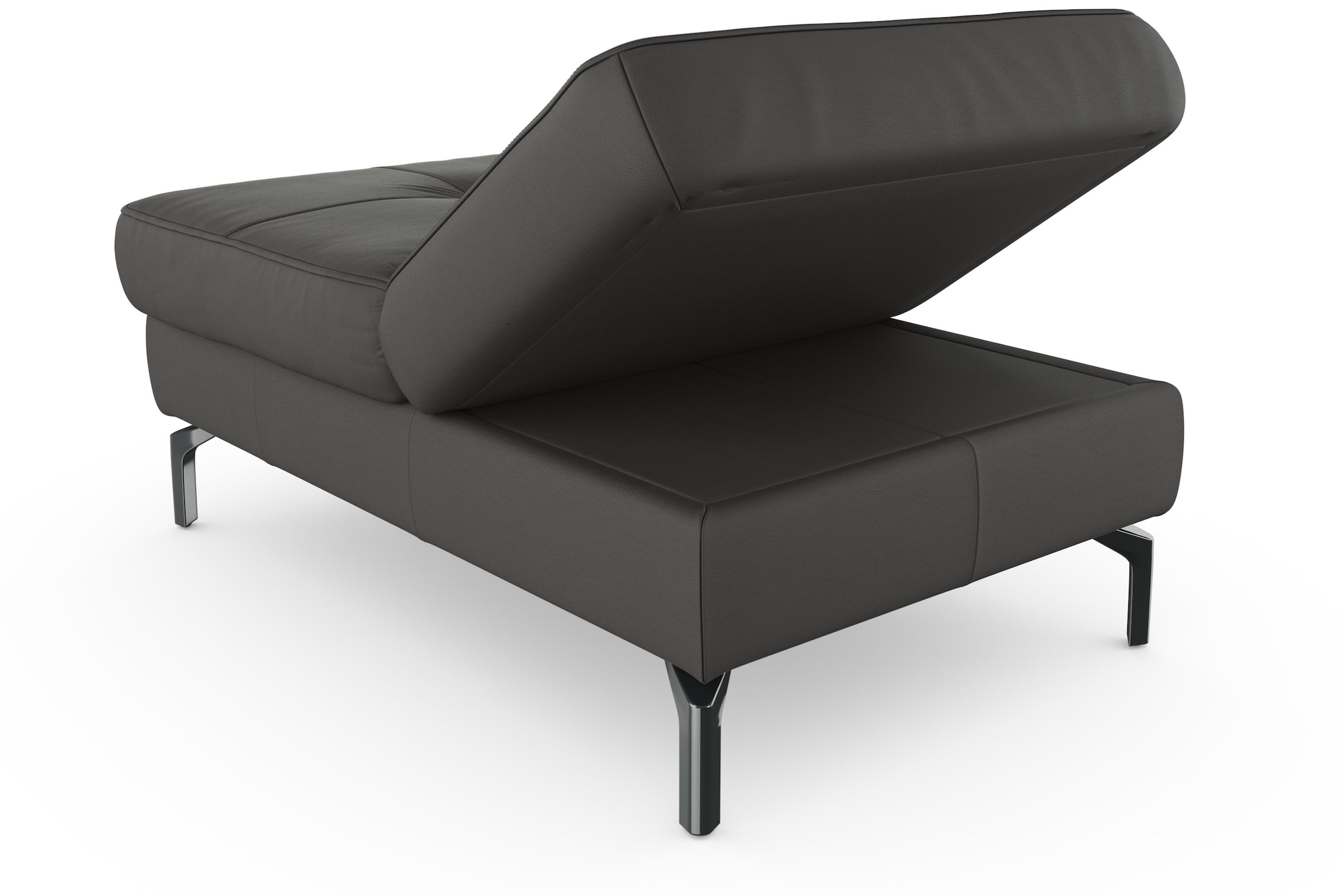 sit&more Hocker »Bendigo«, mit Klappfunktion, Bodenfreiheit 15 cm, wahlweise in 2 Fußfarben
