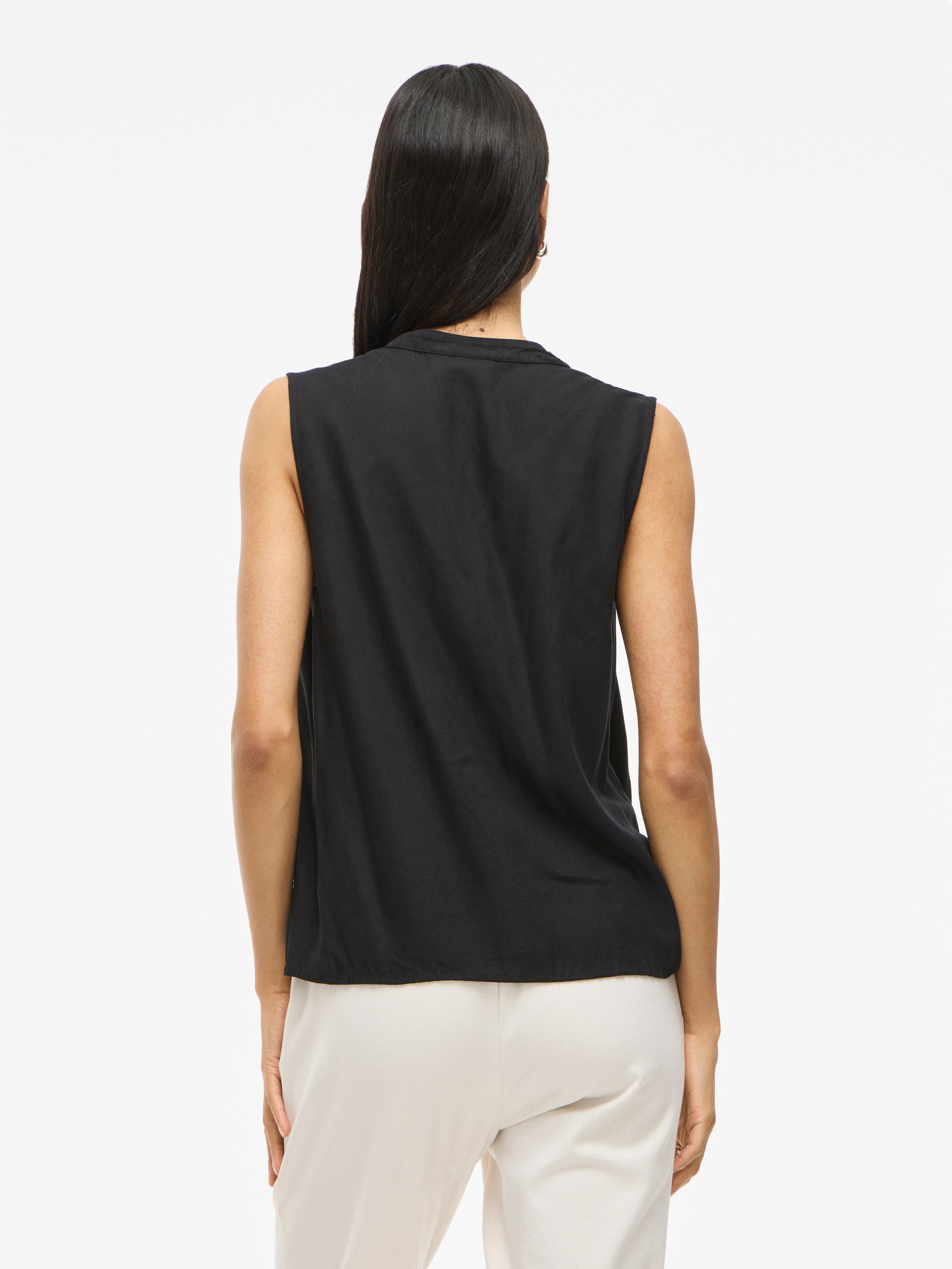 Vila Blusentop »VIROSA V-NECK S/L TOP - NOOS«