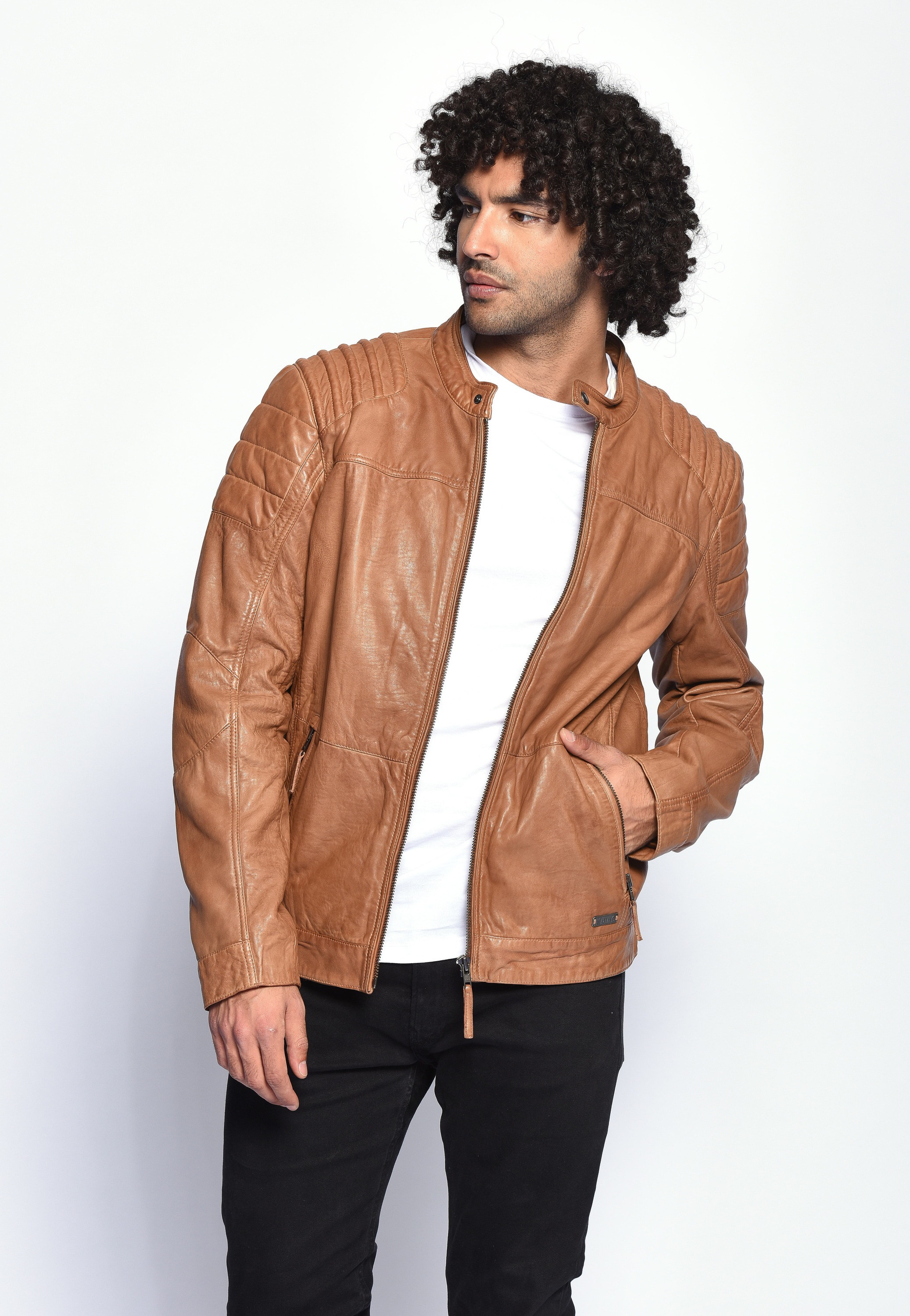 MUSTANG Lederjacke »Lederjacke Wellington«