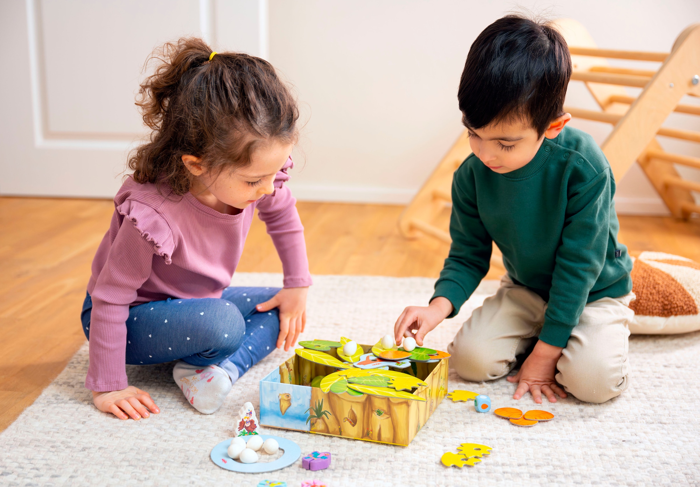 Haba Spiel »Auweia, Frau Geier! Im Nest wackeln Eier«