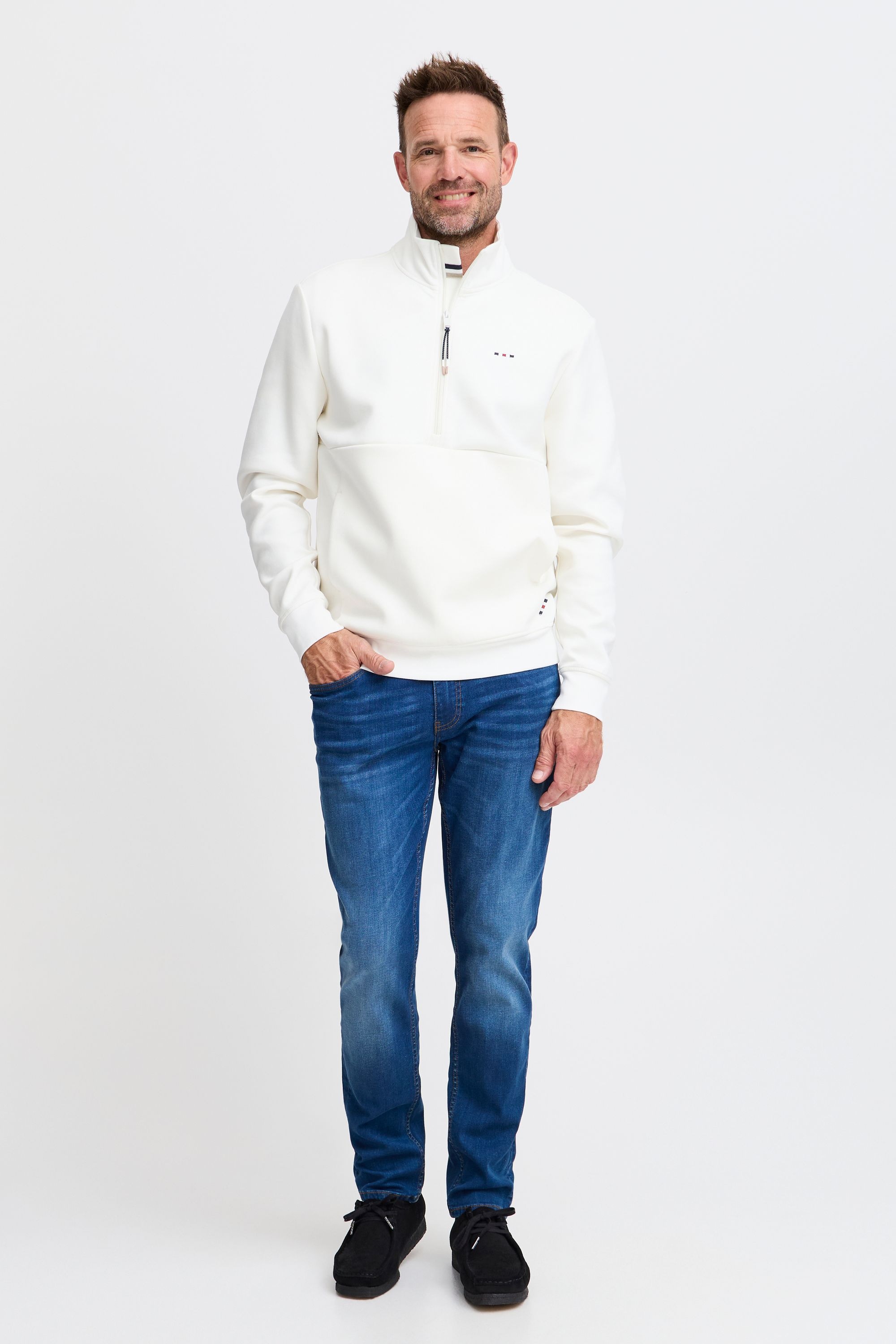 FQ1924 Troyer »Troyer FQWILLIAM zipneck sweatshirt«