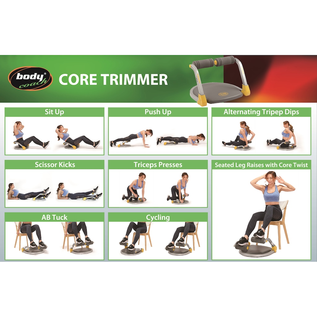 body coach Bauchtrainer »Core Trimmer 6in1 Fitnessgerät«