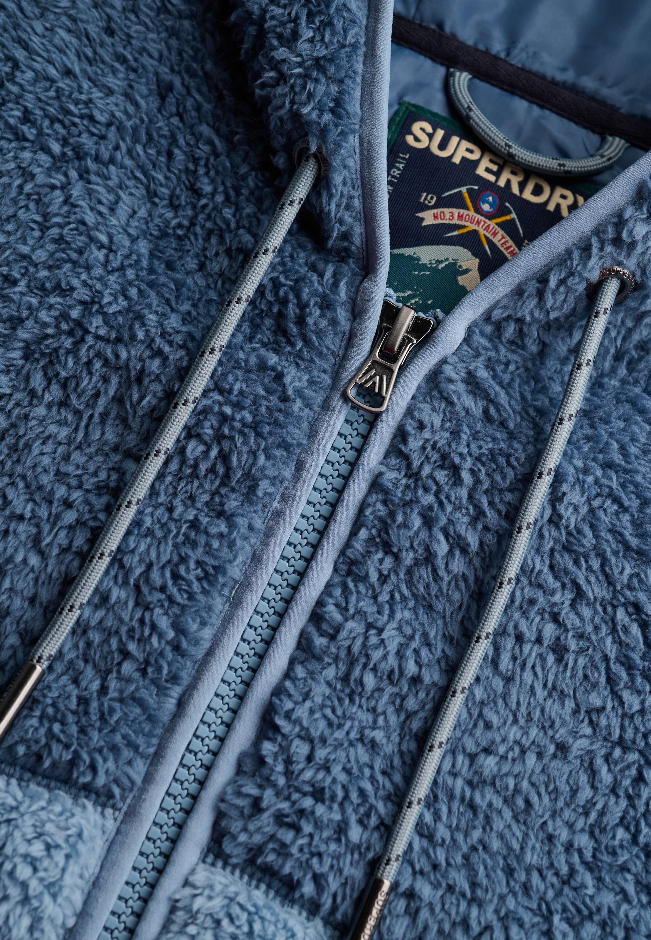 Superdry Kapuzensweatjacke »SUPER SOFT ZIPHOOD« Kunstfaser, oversize