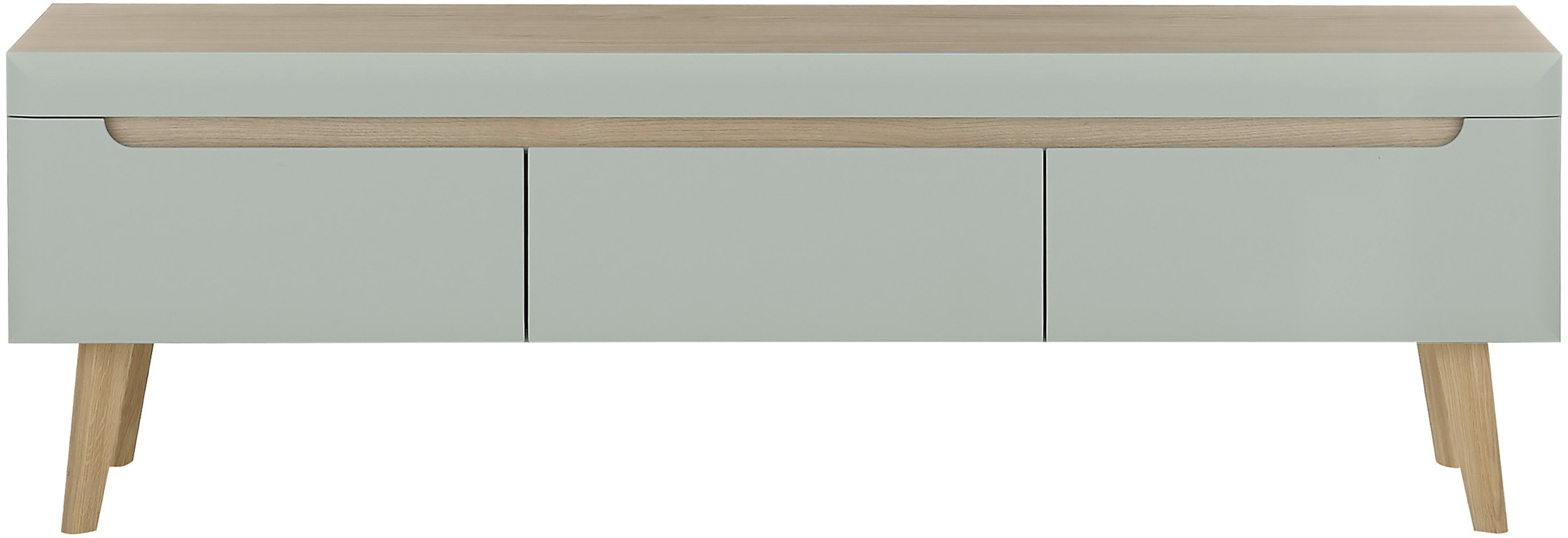INOSIGN Lowboard »Torge, TV-Unterschrank, TV-Kommode, Fernsehschrank, TV-Board«, (1 St.), abgeschrägte Füße, drei Farben, Scandi Design, 160 cm breit