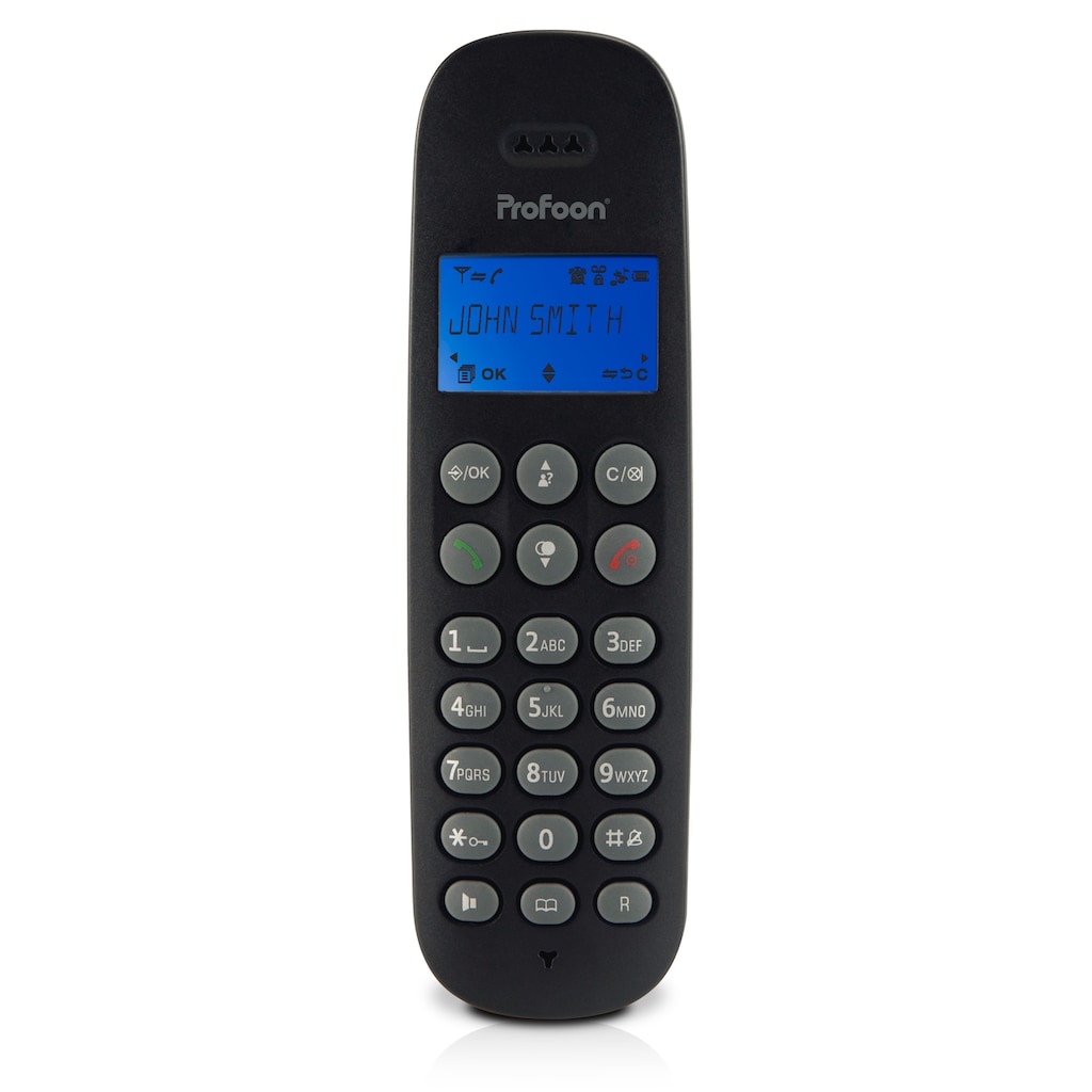 Profoon Schnurloses DECT-Telefon »PDX-320 - DECT-Telefon mit 2 Mobilteilen«