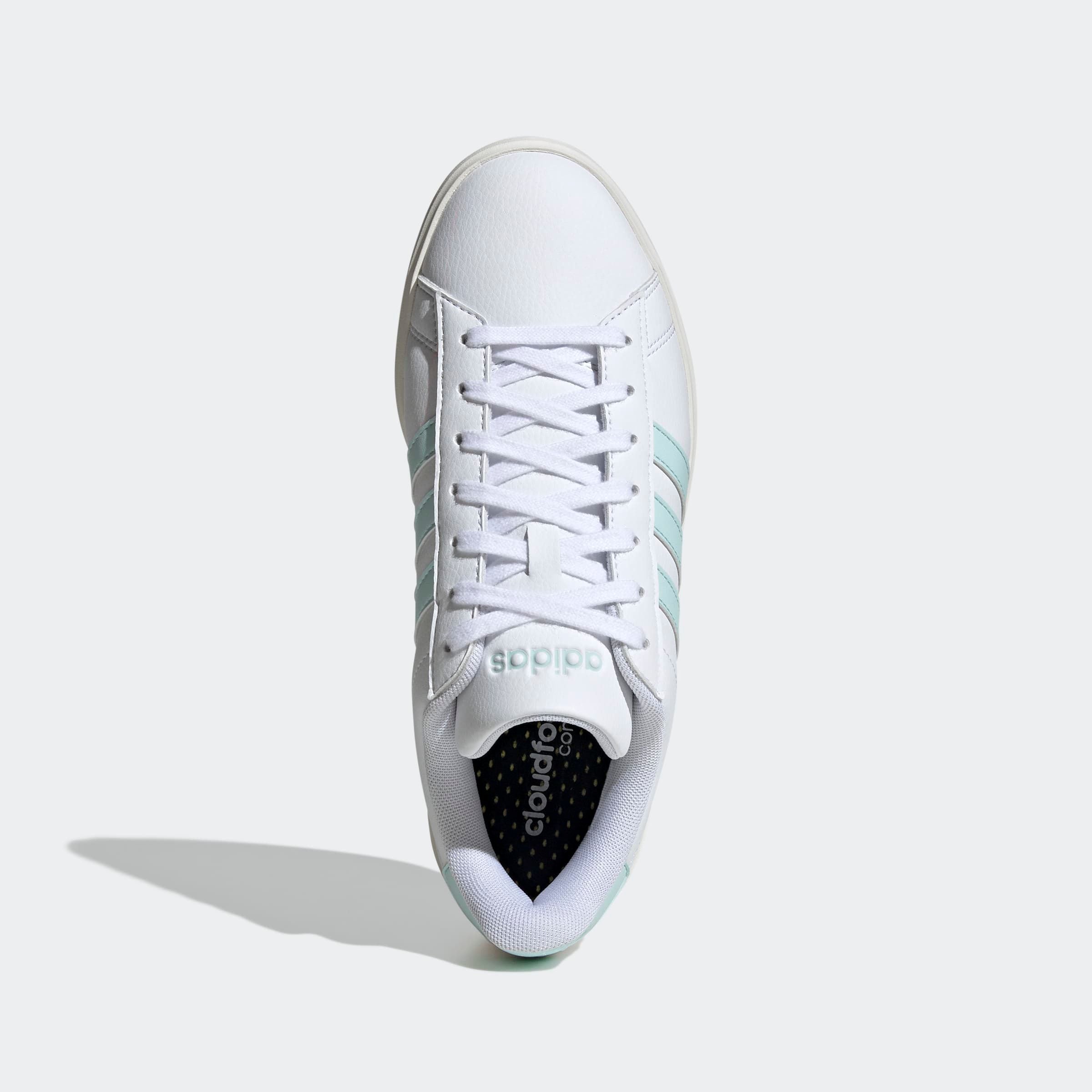adidas Sportswear Sneaker »GRAND COURT CLOUDFOAM LIFESTYLE COURT COMFORT«, Design auf den Spuren des adidas Superstar