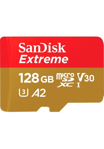 Sandisk Speicherkarte »Extreme microSDXC«, (UHS Class 3 160 MB/s Lesegeschwindigkeit),... kaufen