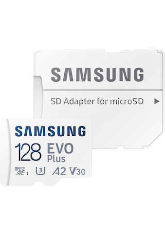 Samsung Speicherkarte »EVO Plus 128GB microSDXC Full HD & 4K UHD inkl. SD-Adapter«,... kaufen
