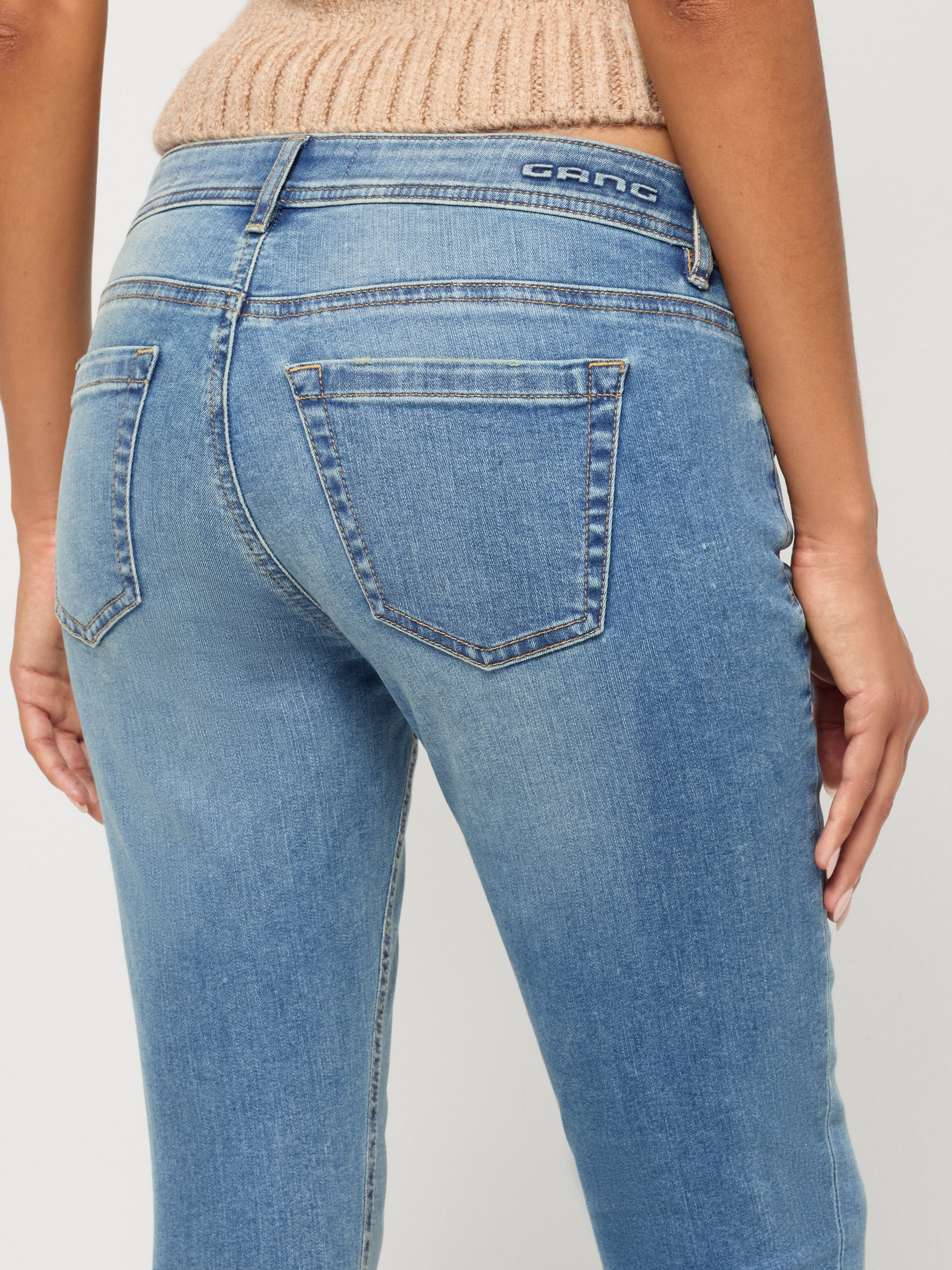 GANG Skinny-fit-Jeans »94FAITH CROPPED« mit verkürzter Beinlänge