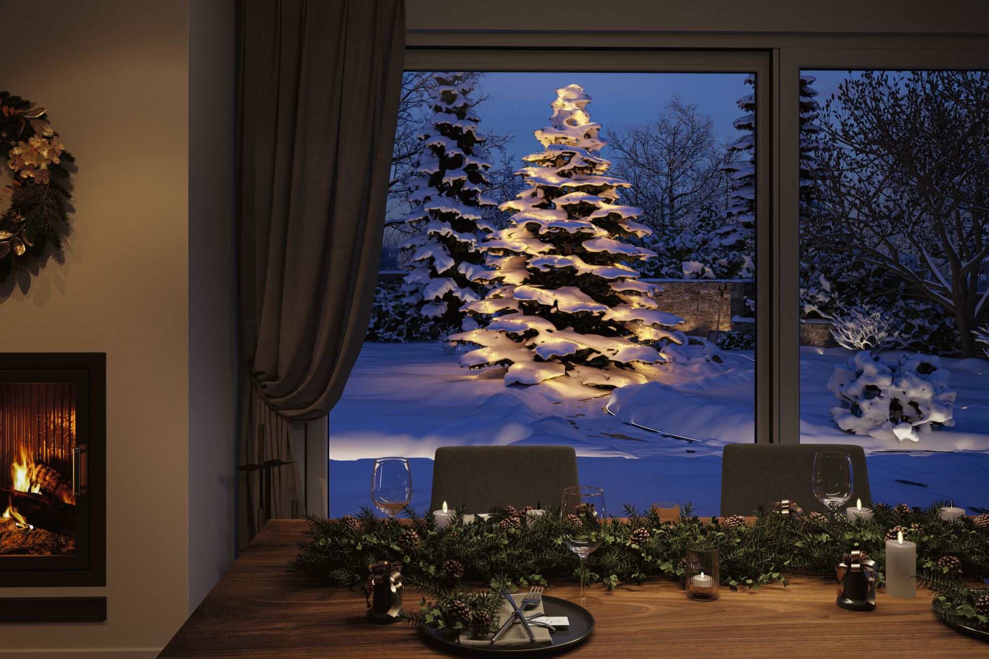 Paulmann LED-Lichterkette »Yuna IP44 Schwarz« 1 Stk.-flammig dimmbar