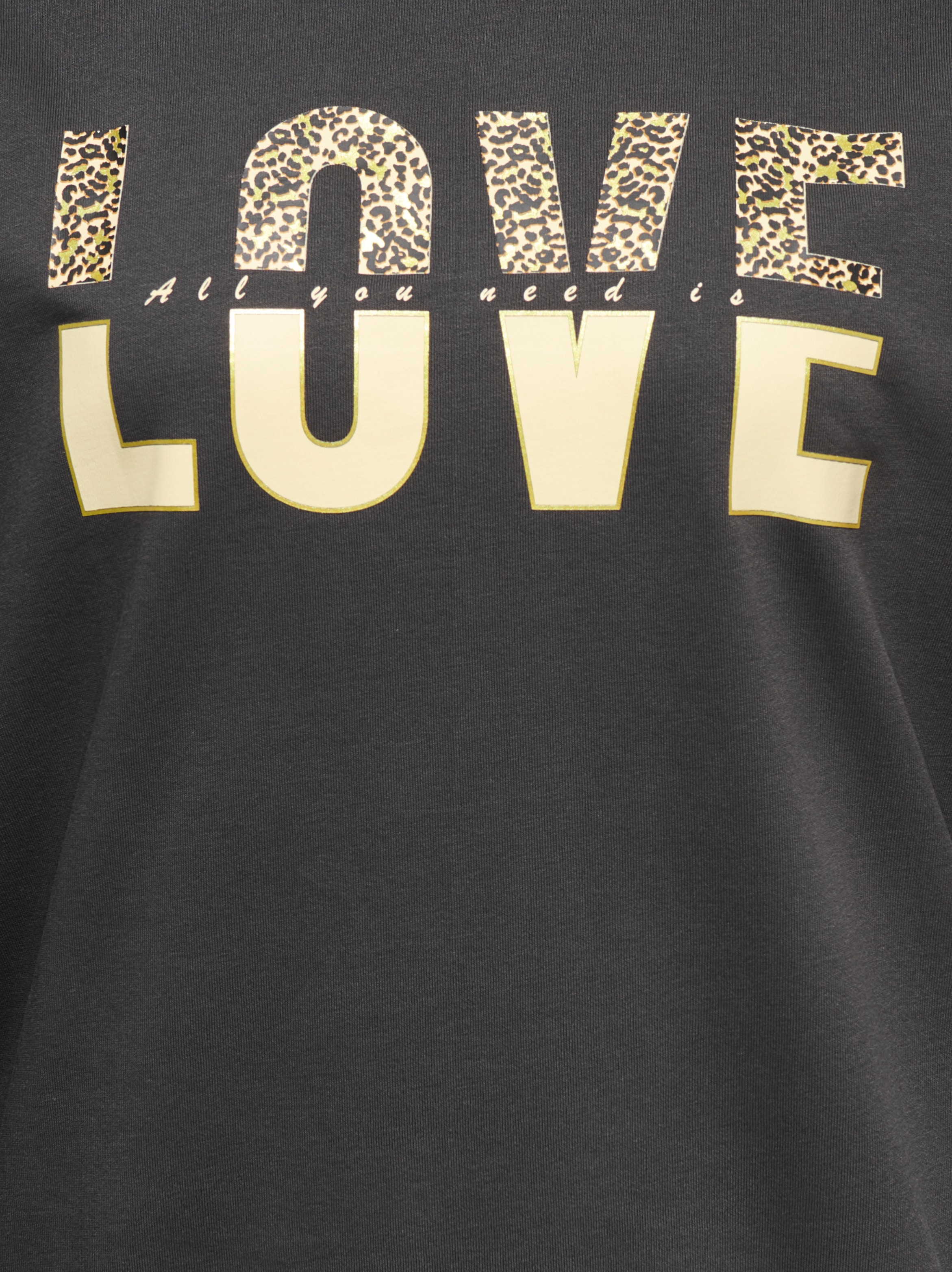 ONLY CARMAKOMA Sweatshirt »CARTAMMIE L/S LEO PRINT O-NECK SWT JRS«, Baumwollmischung

