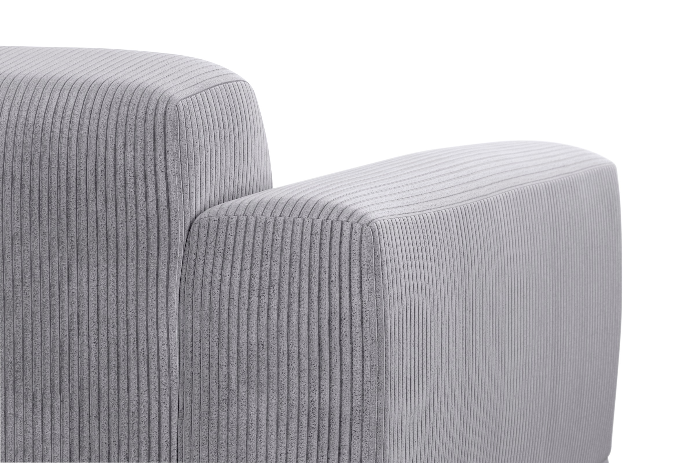 TRENDMANUFAKTUR Big-Sofa »Braga, mit hochwertigem Kaltschaum, Megasofa, in Cord erhältlich«, modernes Big-Sofa, Couch mit hohem Sitzkomfort, 254/72/107 cm (B/H/T)
