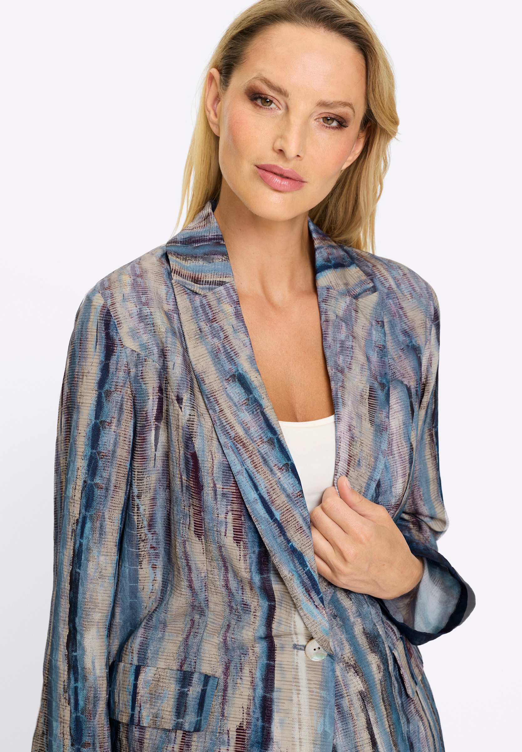 heine Blusenblazer »Blusenblazer Blusenblazer in Batik-Optik«