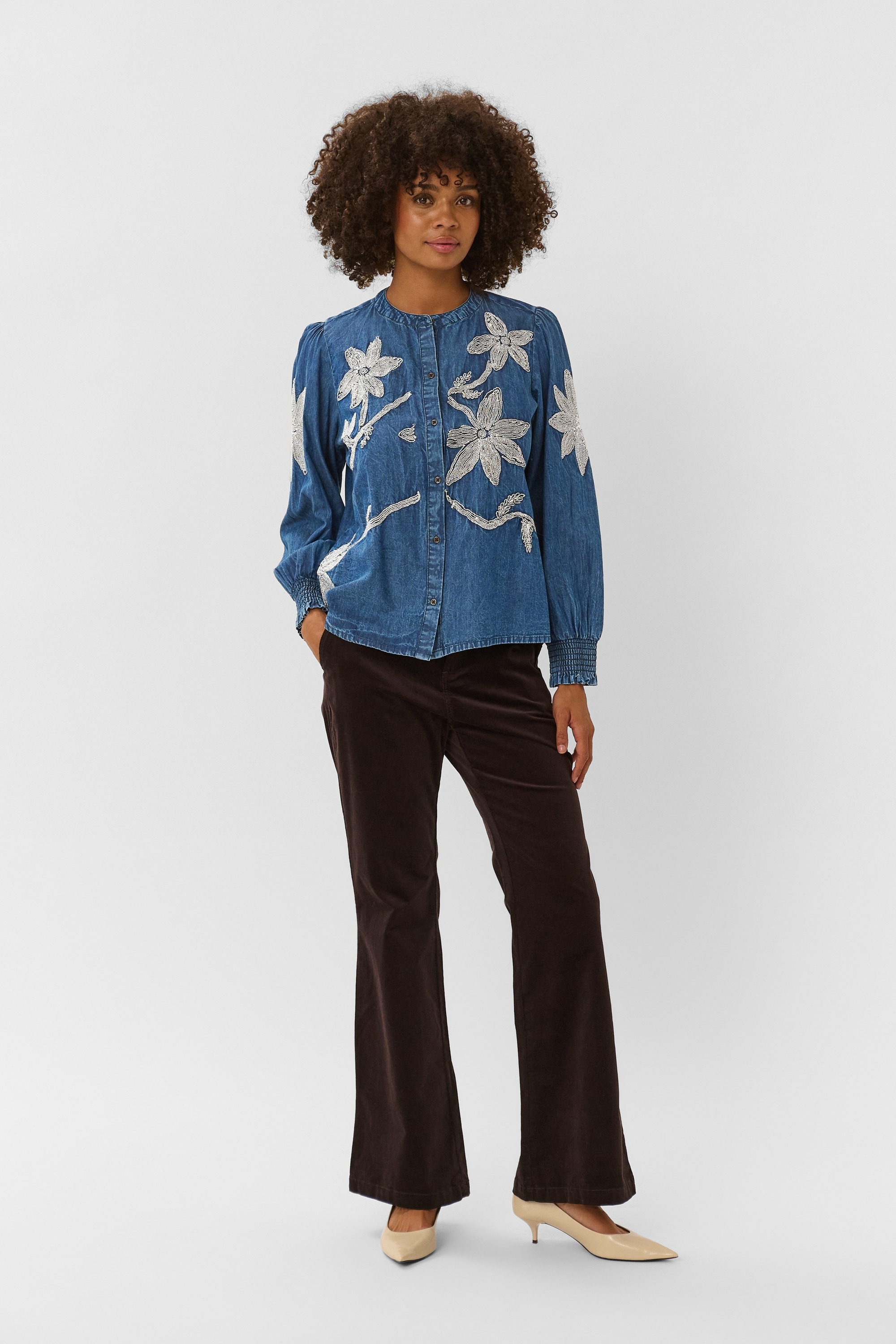 Culture Langarmbluse »Damen Bluse langarm CUchatarina«