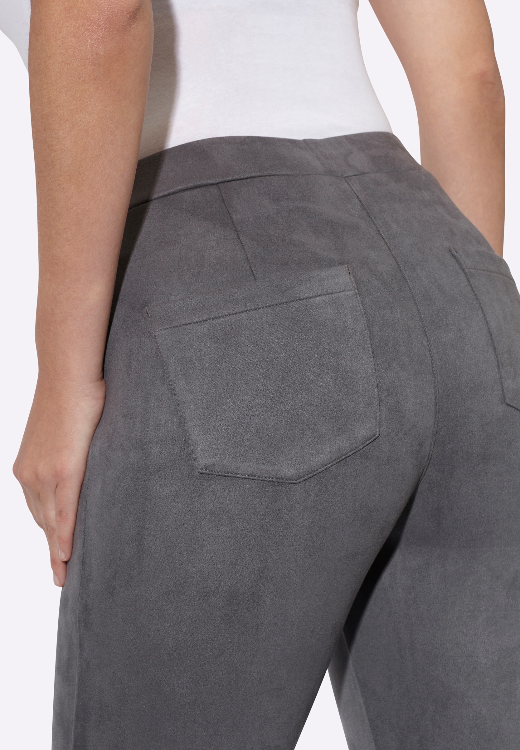heine Schlupfhose »Velourslederimitat-Hose Schlupfhose«