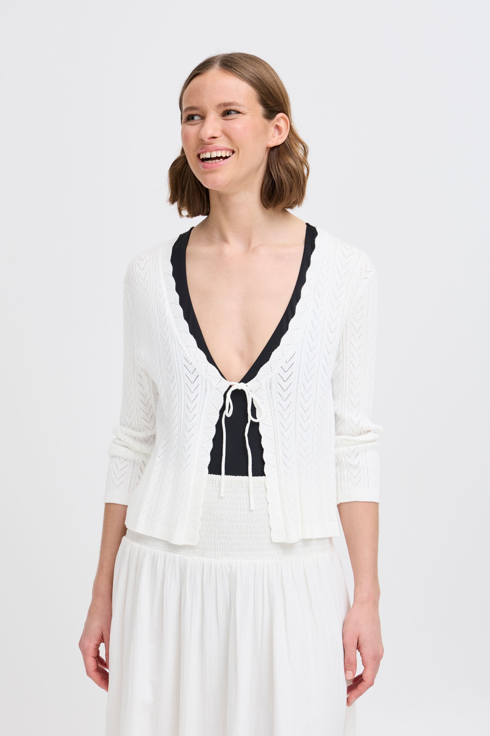 b.young Strickjacke »Strickjacke BYOMANJA BOLERO«