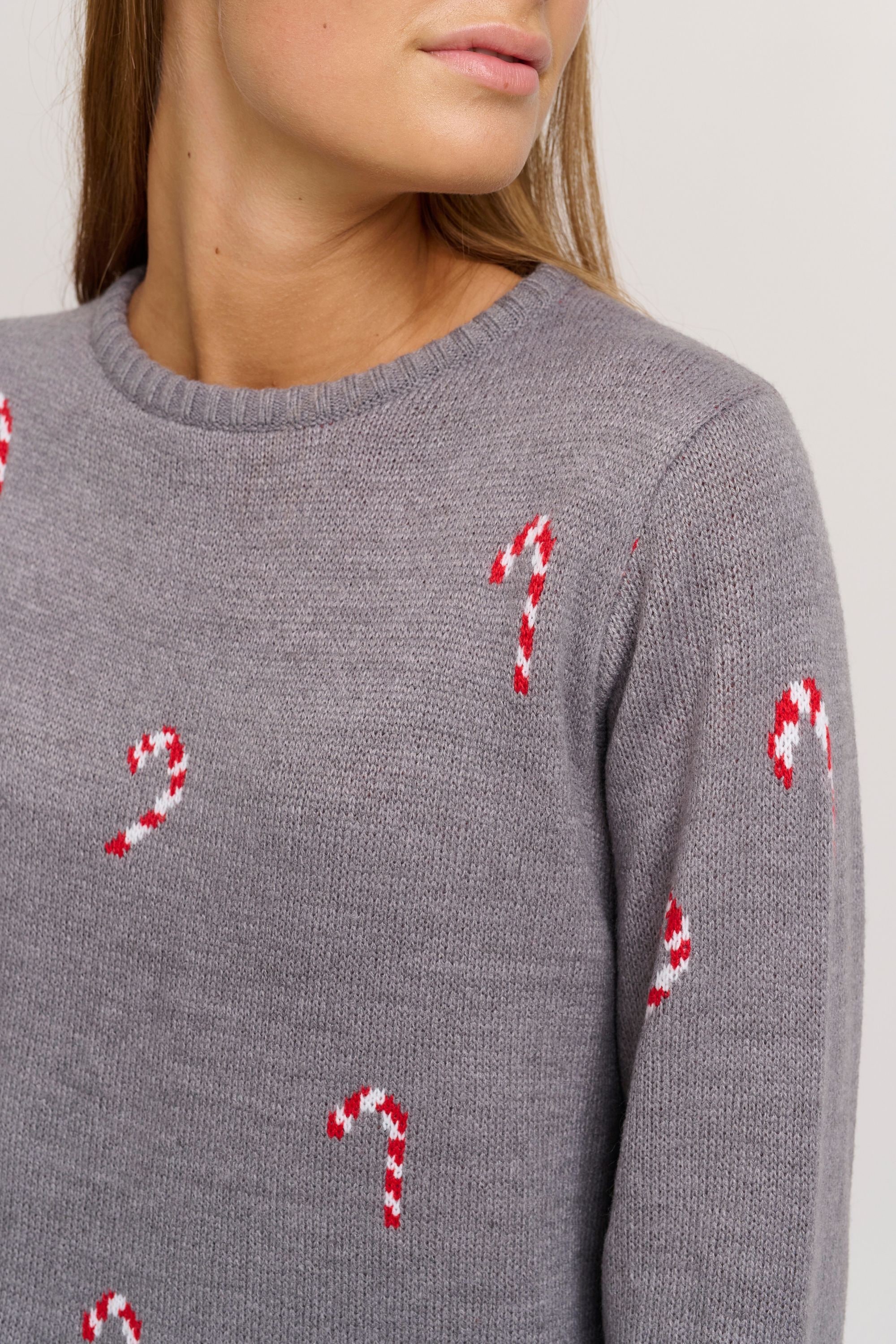 OXMO Strickfleece-Pullover »Strickpullover OXChristel«