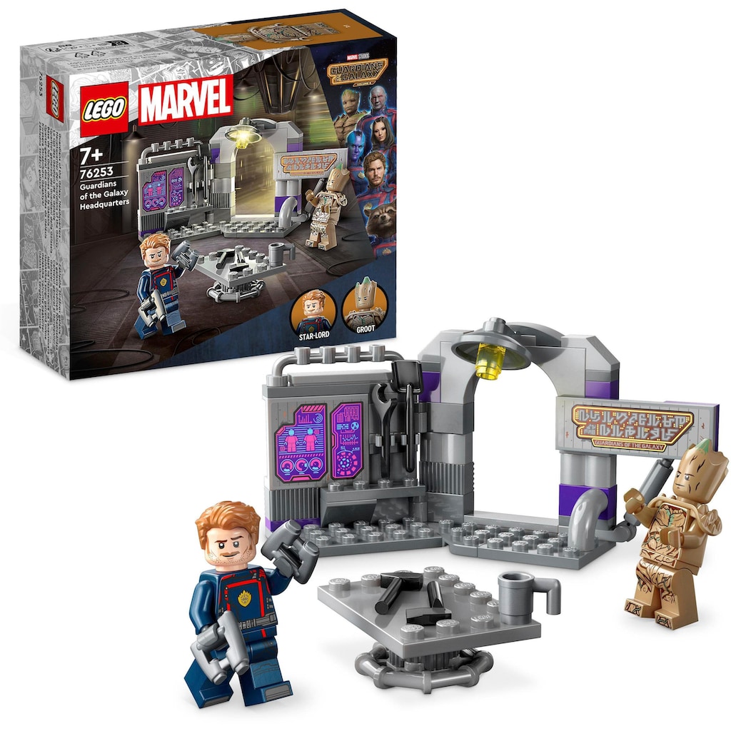 LEGO® Konstruktionsspielsteine »Hauptquartier der Guardians of the Galaxy (76253), LEGO® Marvel«, (67 St.)