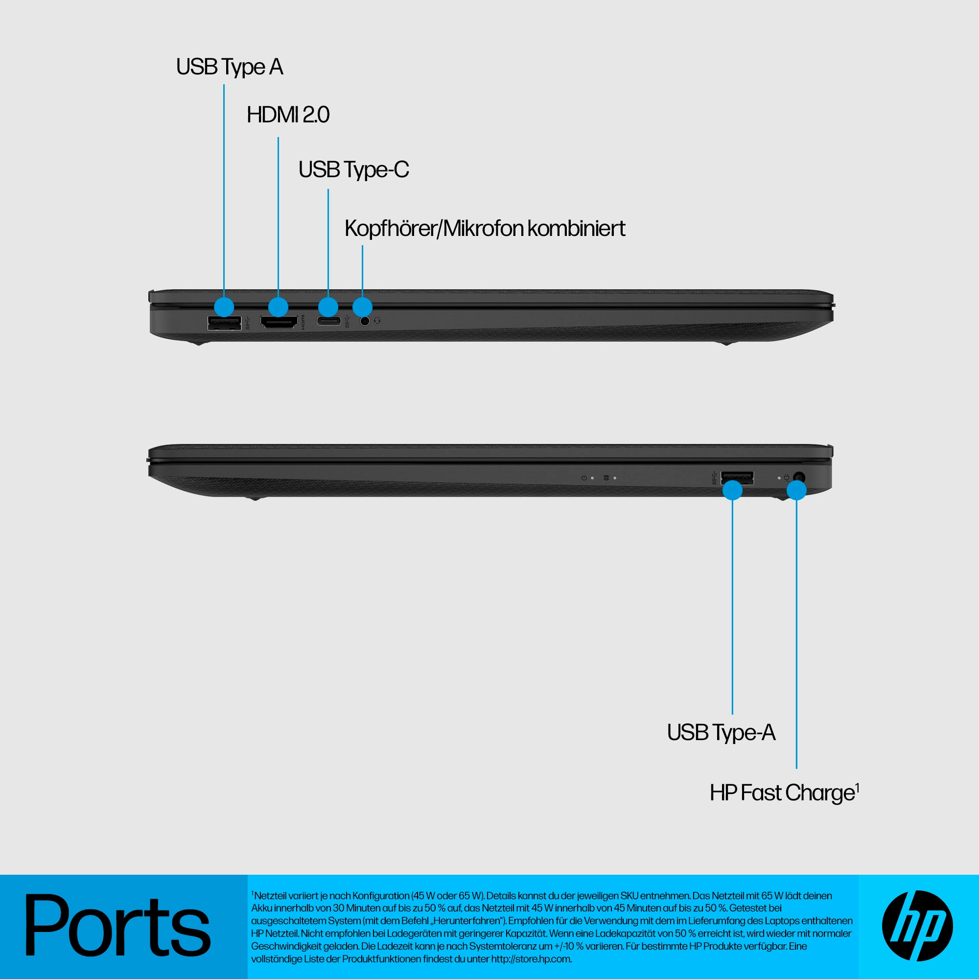 HP Notebook »17-cn3215ng« 43,94 cm / 17,3 ″ Intel N-Reihe UHD Graphics 512 GB SSD