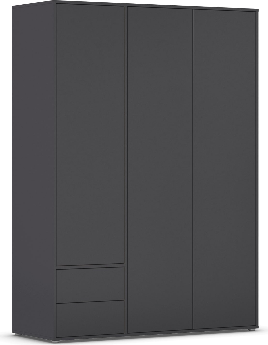 rauch Drehtürenschrank "Kleiderschrank Schrank Garderobe Wäscheschrank NABILA viel Stauraum" in 3 verschiedenen Ausstattungen BASIC/CLASSIC/PREMIUM, mit 2 Schubladen und Push-to-Open Funktion TOPSELLER MADE IN GERMANY