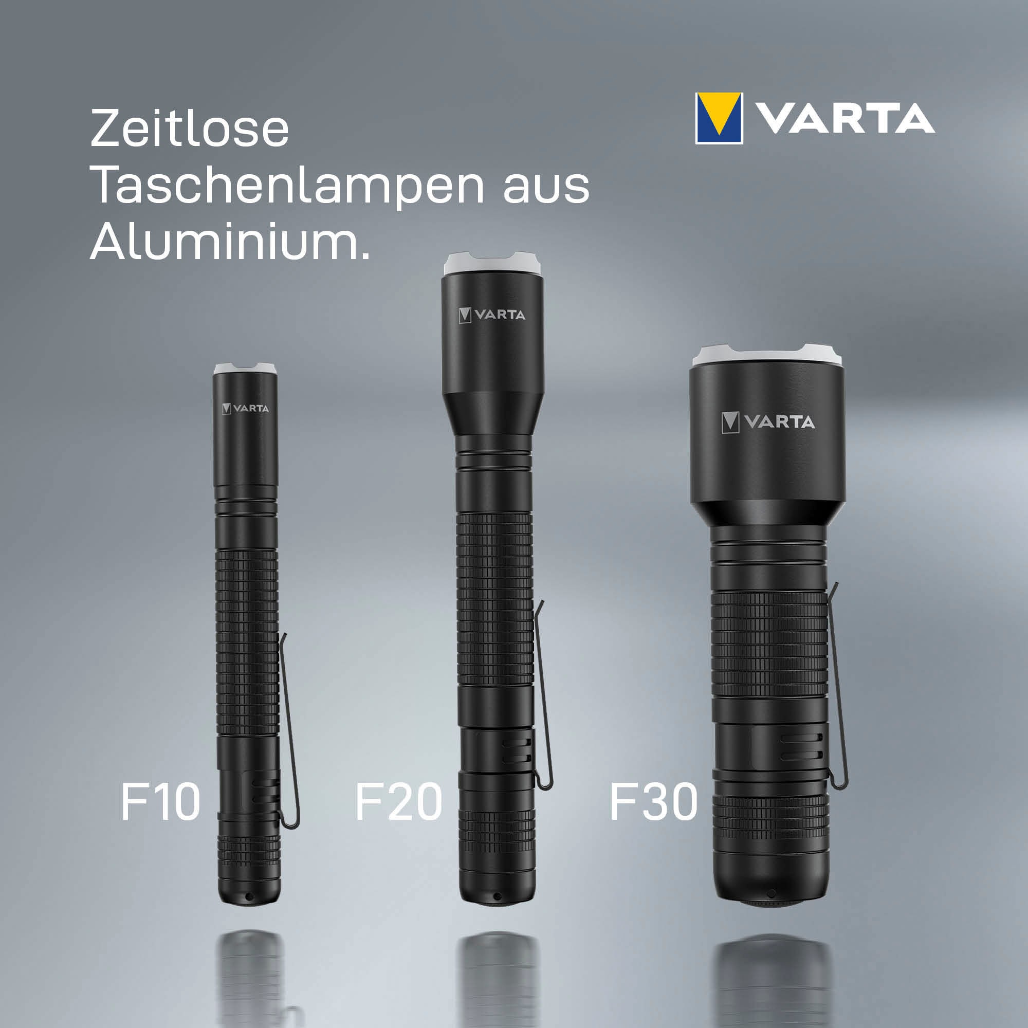 VARTA Taschenlampe »Aluminium Light F20 Pro«, (1 St.)