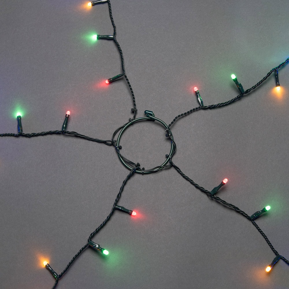 vormontiert online Dioden, LED-Baummantel gefrostet, Ø multicolour günstig 40 »Weihnachtsdeko, kaufen Christbaumschmuck«, à 8, Stränge KONSTSMIDE 5 Ring