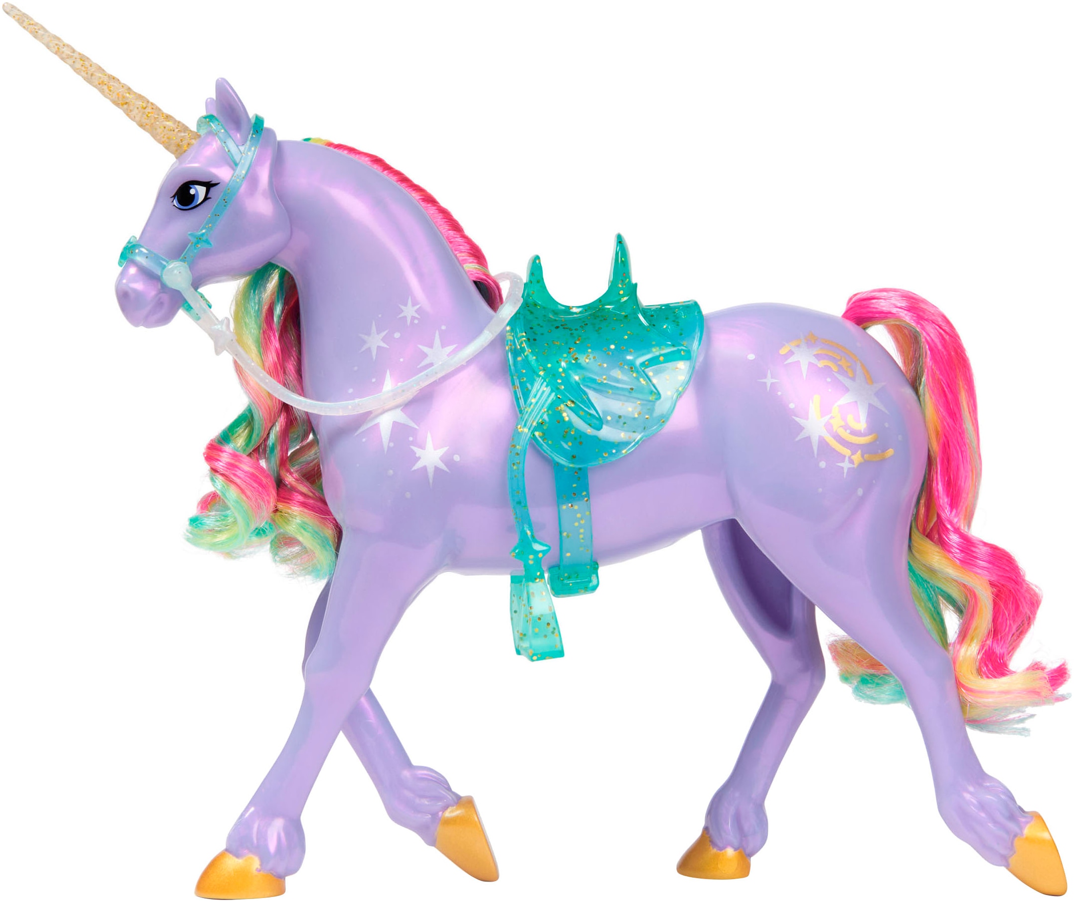 Spin Master Anziehpuppe »Unicorn Academy Einhorn Wildstar« mit echter Mähne und Schweif