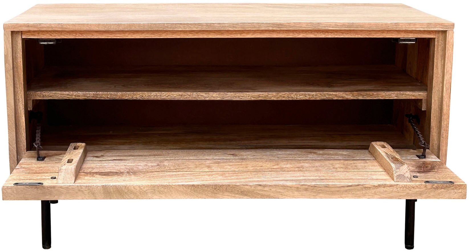 SIT Schuhschrank 1 Stk. tlg. mit dekorativen Lamellen-Schnitzereien