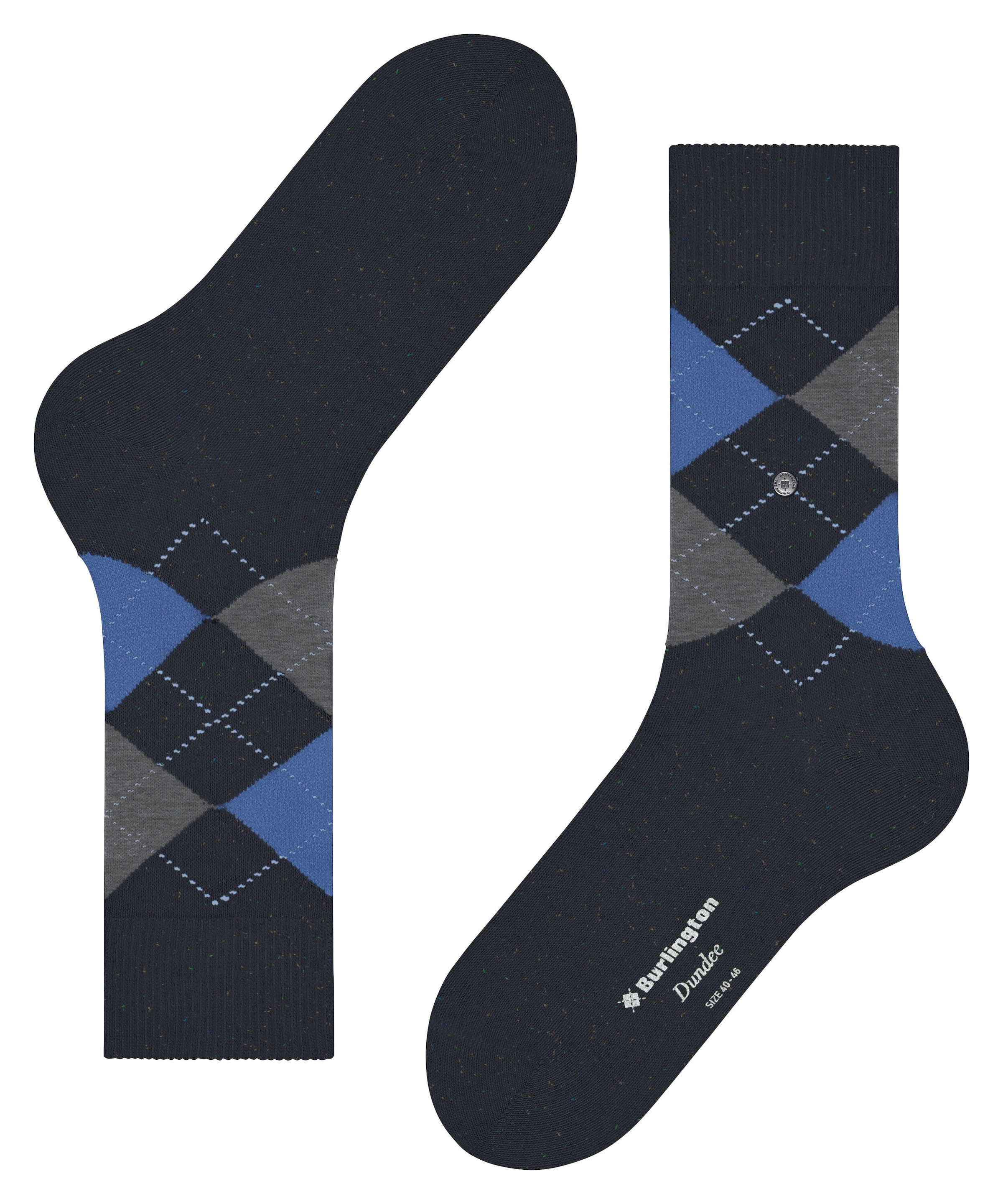 Burlington Socken »Dundee« Einheitsgröße 40-46, Argyle-Muster, Burlington-Clip