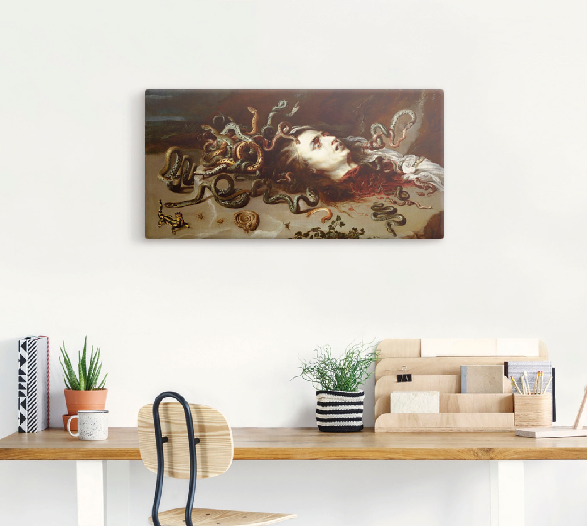 Artland Wandbild »Das Haupt der Medusa«, klassische Fantasie, (1 St.), als Leinwandbild, Poster in verschied. Größen