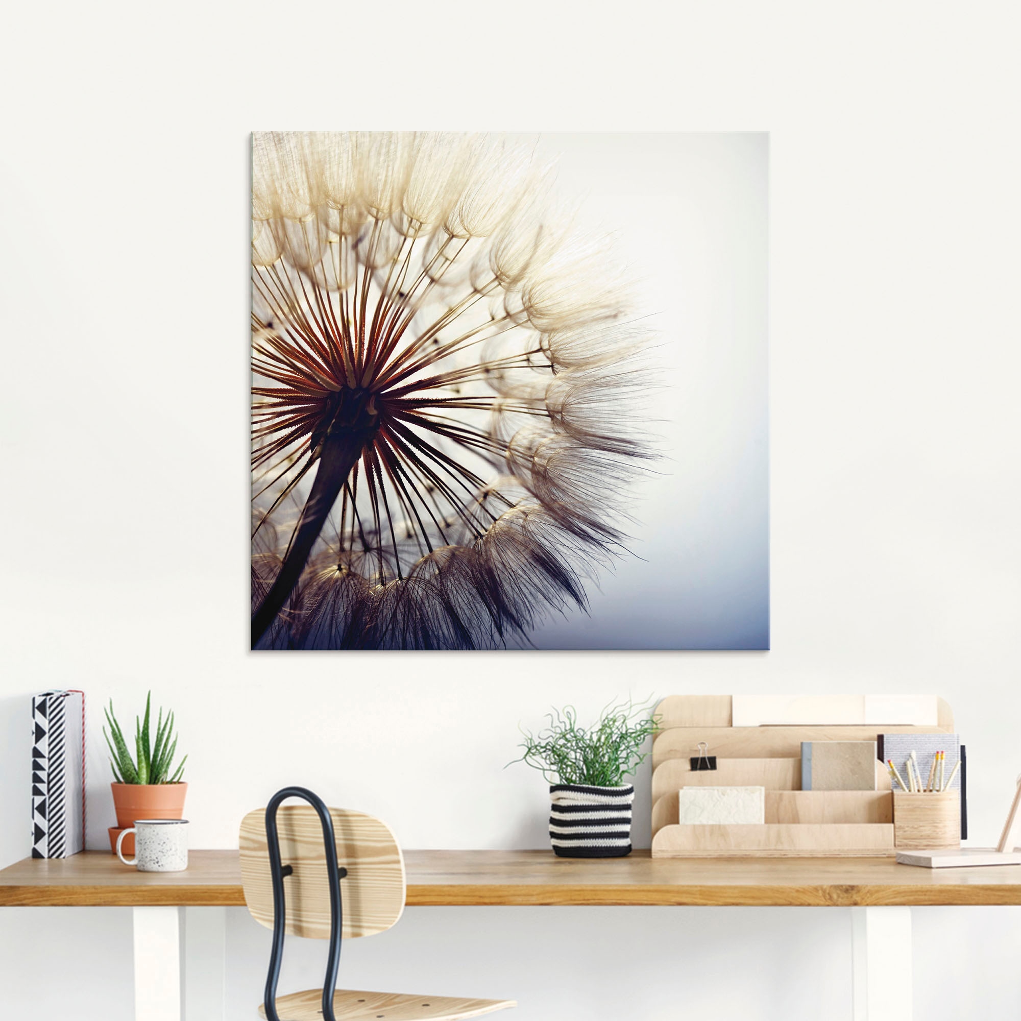 Artland Glasbild »Große Pusteblume« Blumen 1 Stk. tlg. in verschiedenen Größen