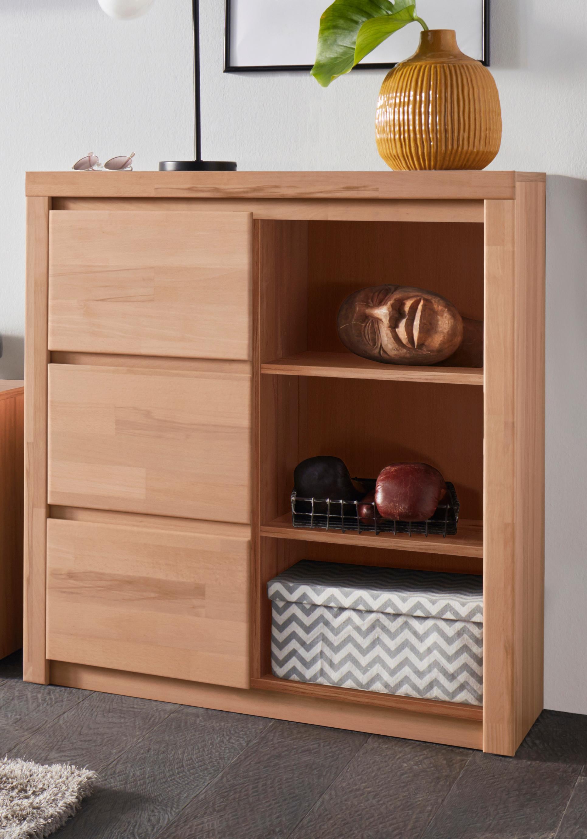 Woltra Highboard Breite »Silkeborg«, auf 90 cm Rechnung bestellen