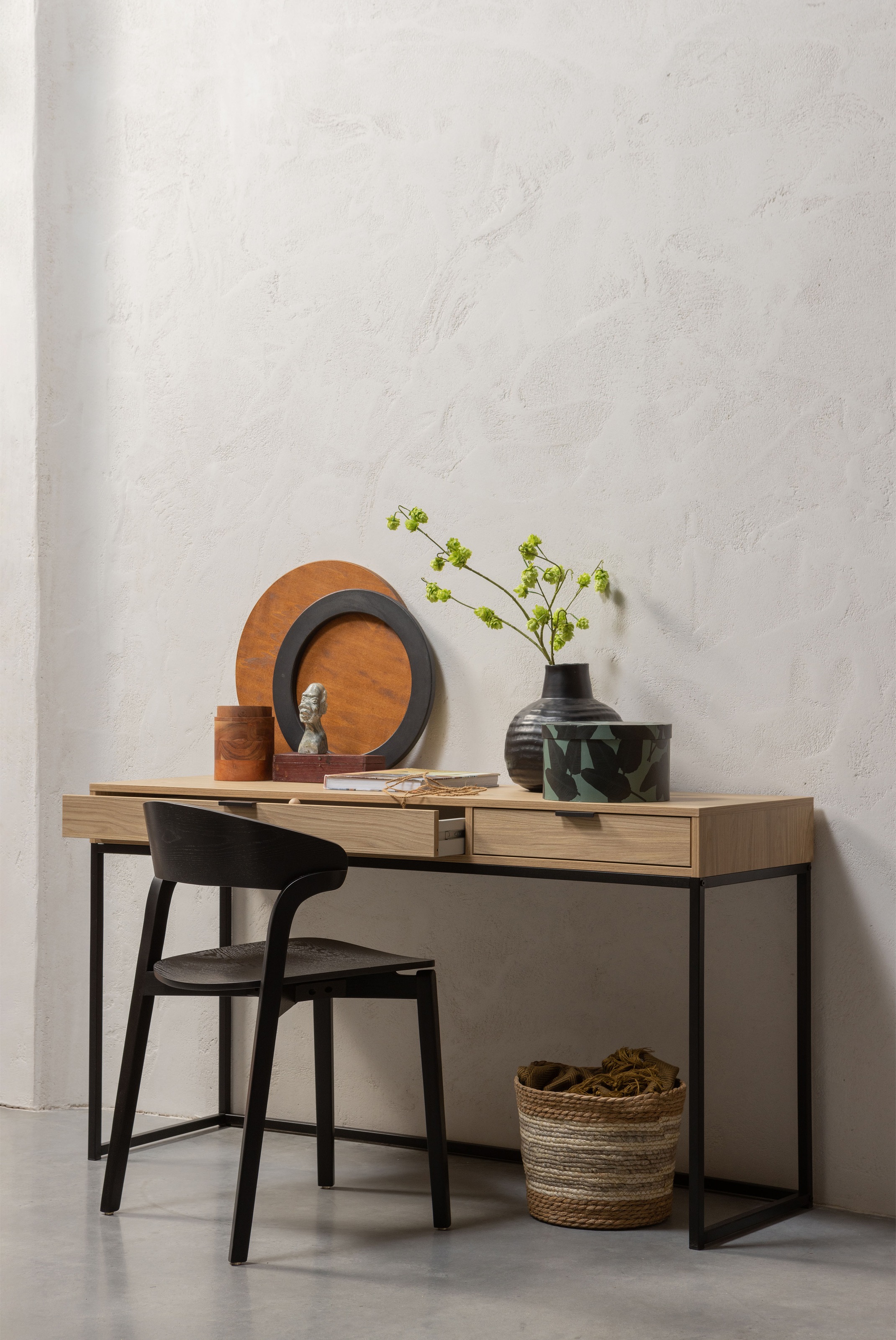 WOOOD Stuhl »Cras«, (Set), 2 St., Esszimmerstuhl aus Eschenfurnier