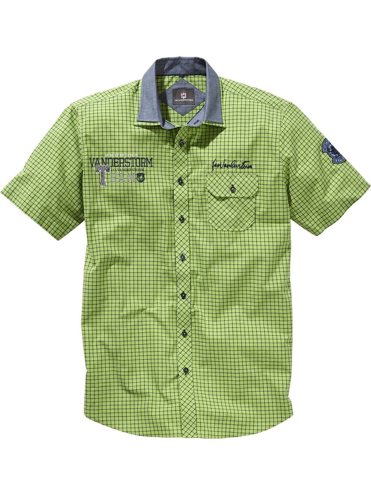 Jan Vanderstorm Kurzarmhemd »Kurzarmhemd RUTGER«