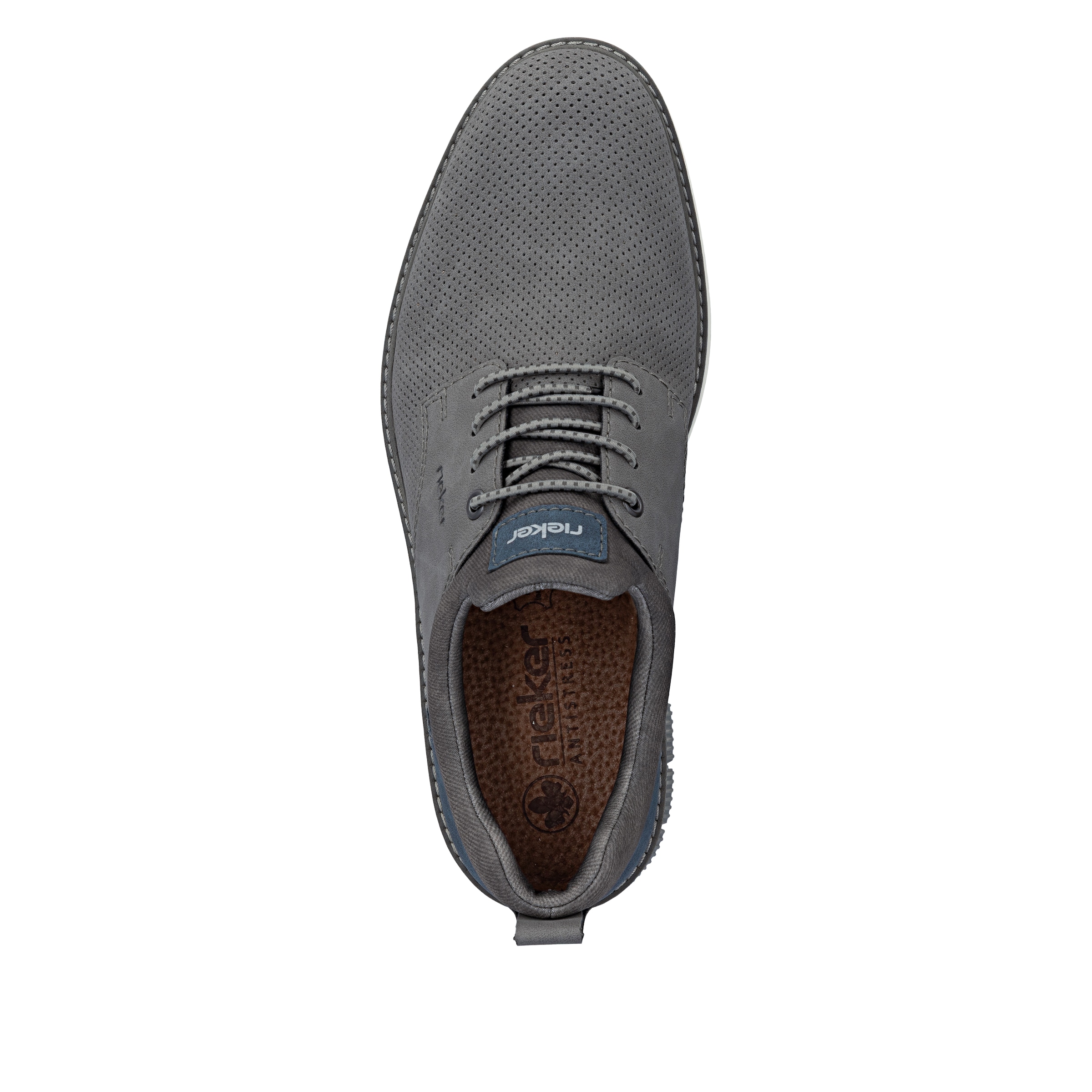 Rieker Slip-On Sneaker  Schlupfschuh, Halbschuh, Freizeitschuh mit Prägung