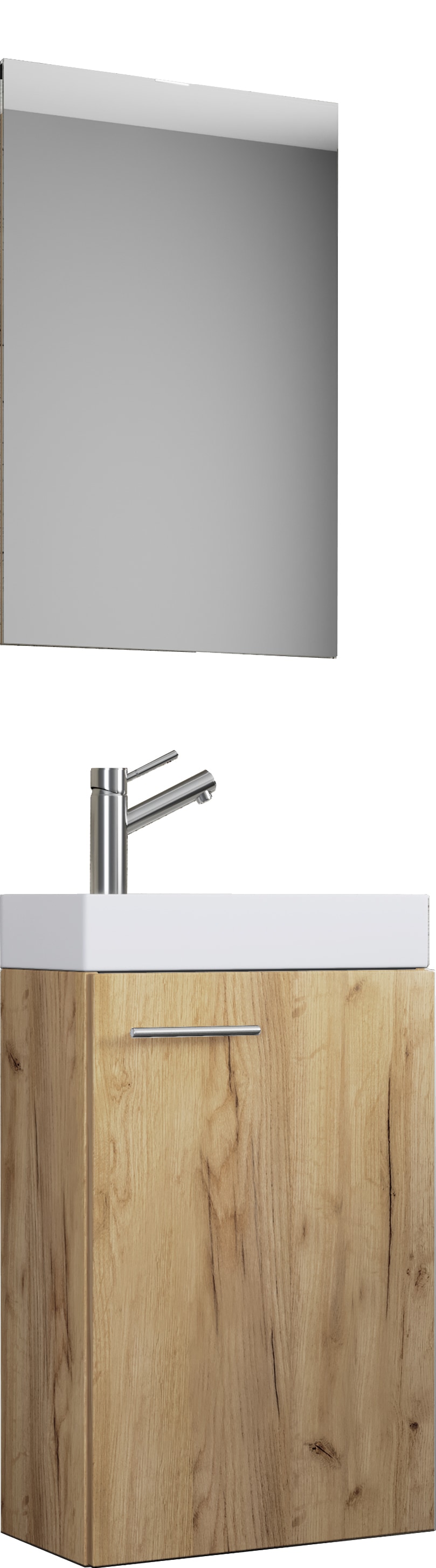 VCM Waschtisch »3-tlg Gäste WC Waschplatz Waschtisch Slito Spiegel« 3 Stk. tlg.