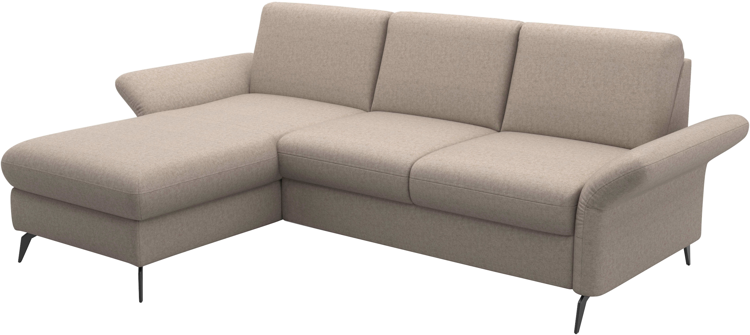 Home affaire Ecksofa »Rochelle«, optional: Armteilverstellung, klappbar, Bettkasen