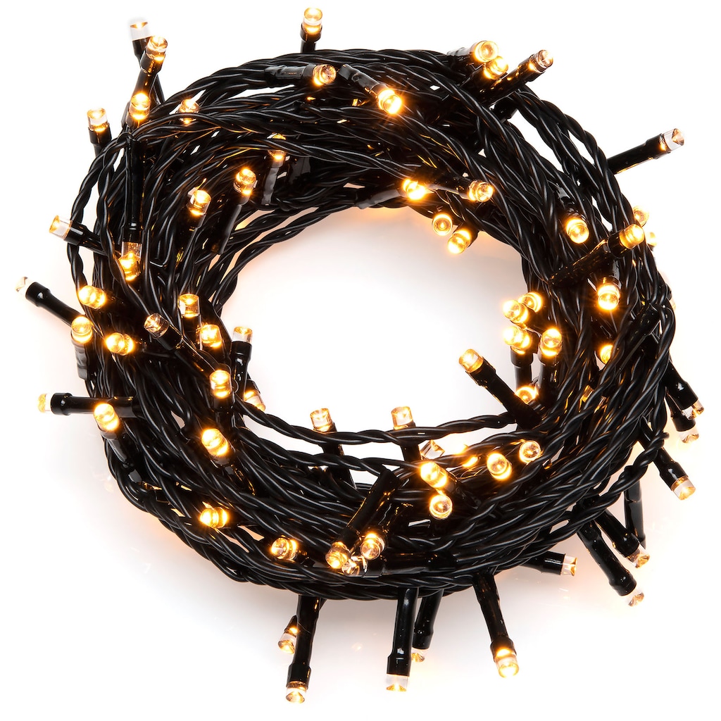 KONSTSMIDE LED-Lichterkette »Weihnachtsdeko aussen«, 160 St.-flammig