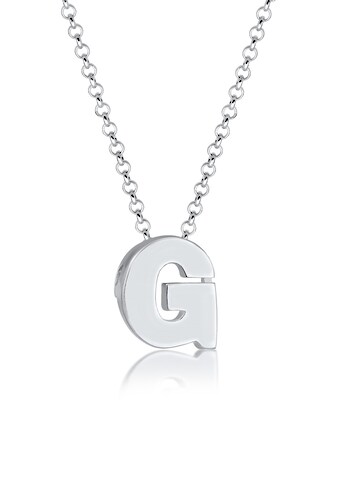 Elli Kette mit Anhänger »Buchstabe G Initialen Trend Minimal 925 Silber« kaufen