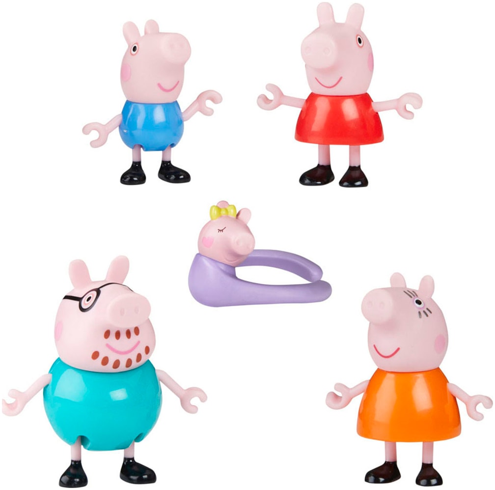 Hasbro Spielfigur »Peppa Pig Peppas fünfköpfige Familie«