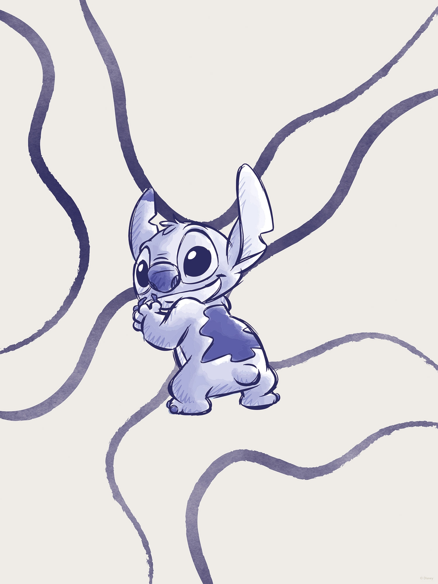 Komar Wandbild »Disney Lilo and Stitch Brave and Wild«, Disney, (Set, 1 St.), 30 x 40 cm (Breite x Höhe) - Kinderzimmer, Dekoration