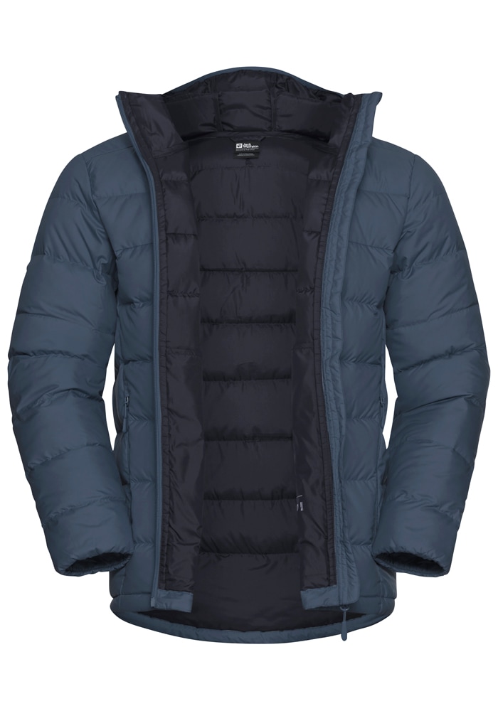 Jack Wolfskin Daunenjacke »ATHER DOWN HOODY M RDS«, mit Kapuze