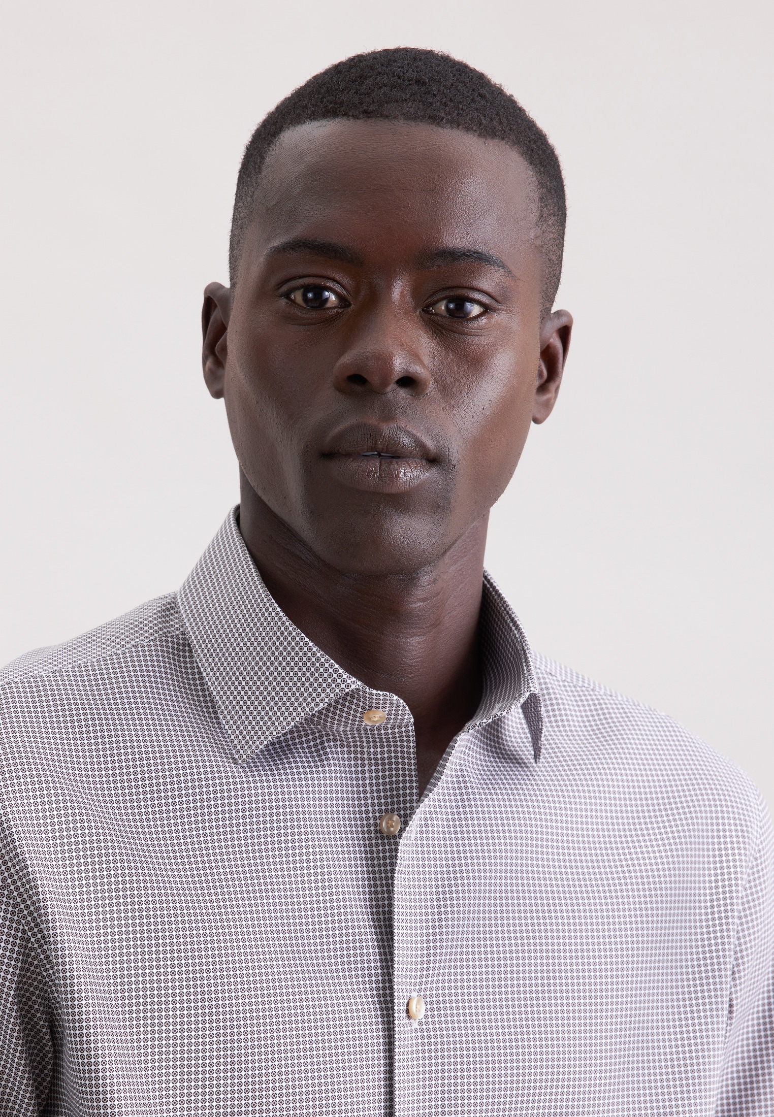 seidensticker Businesshemd »Schwarze Rose« Slim 1/1 Kentkragen Druck