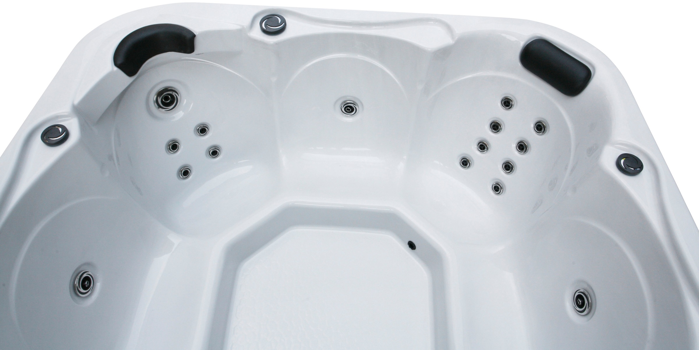 Sanotechnik Whirlpool »TIROL«, (Set), 210x210x80 cm, inkl. Einstiegsleiter und Abdeckung