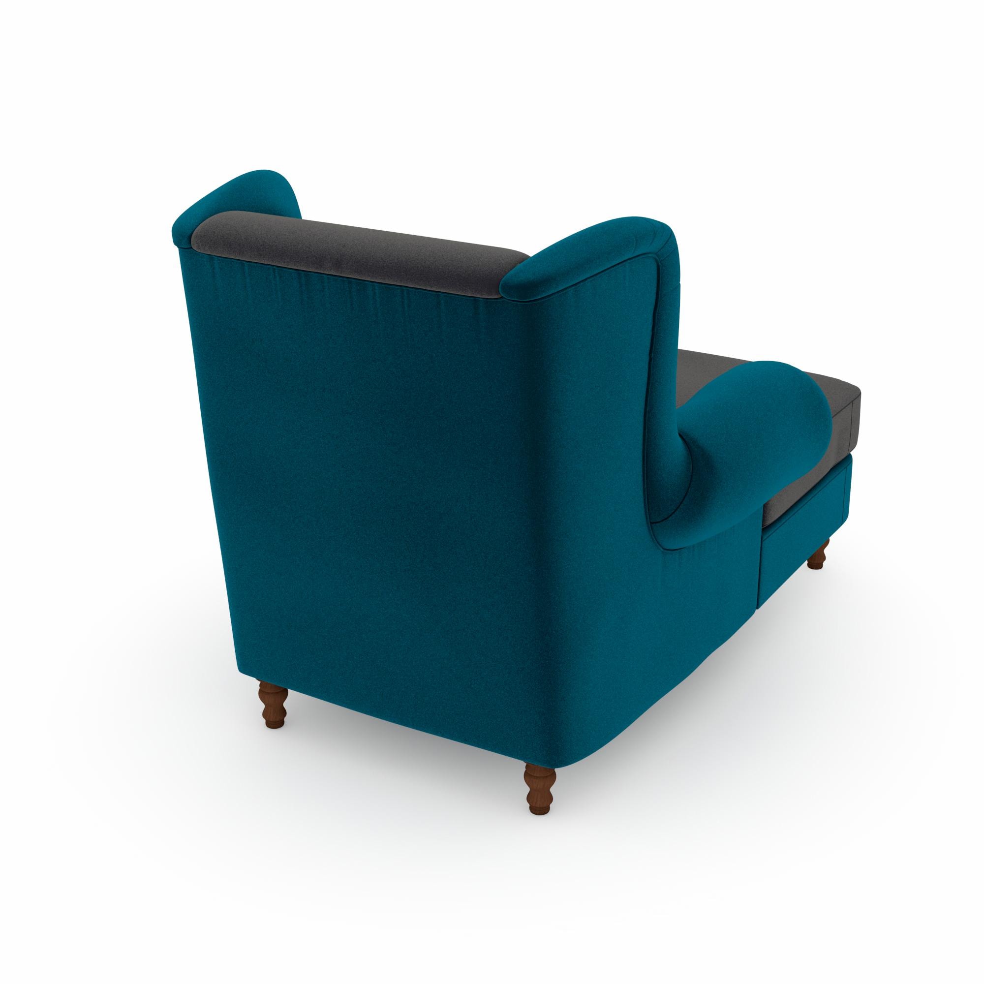 Max Winzer® Ohrensessel »Madeleine, Relaxsessel, Designsessel mit hohem Sitzkomfort«, Samtvelours Bezug in vielen Farbkombinationen