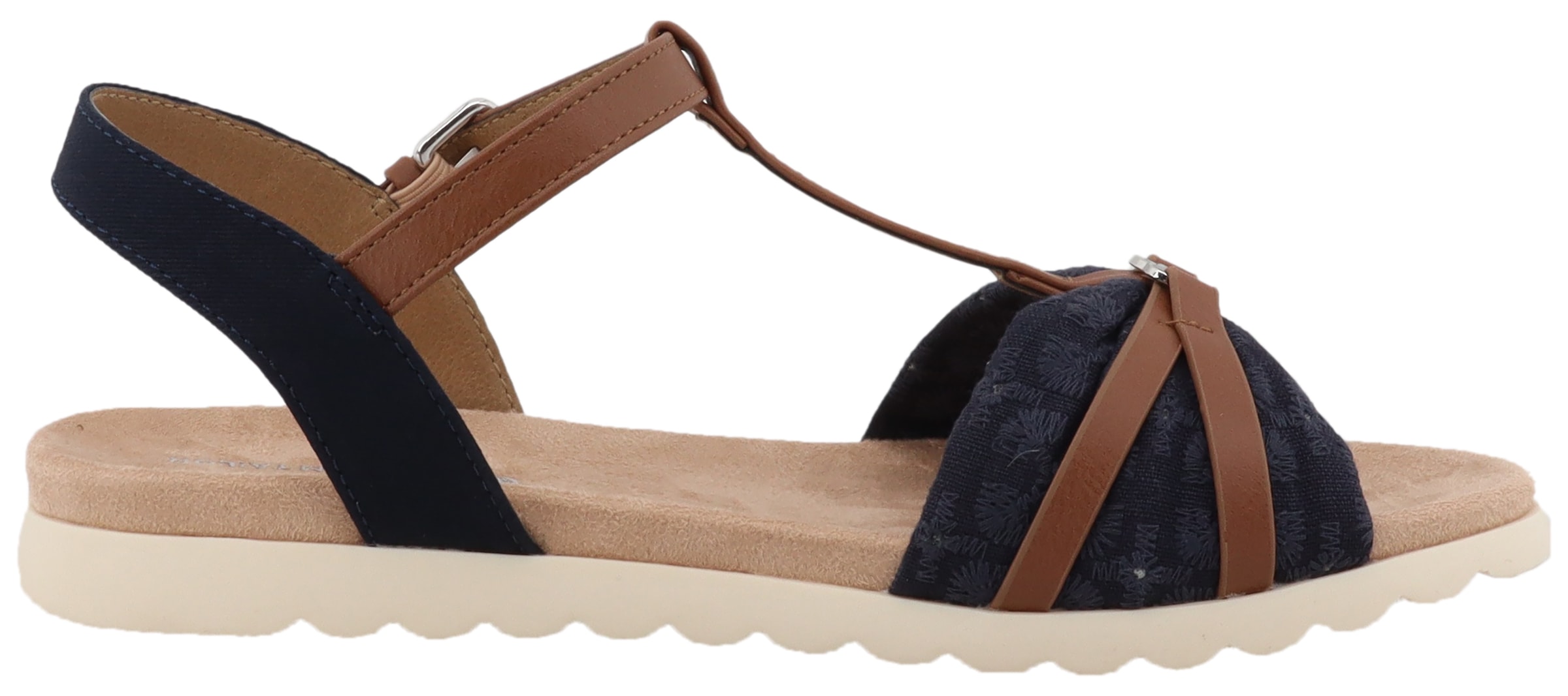 TOM TAILOR Riemchensandale, Sommerschuh, Riemchensandale, Sandalette mit T-Riemen