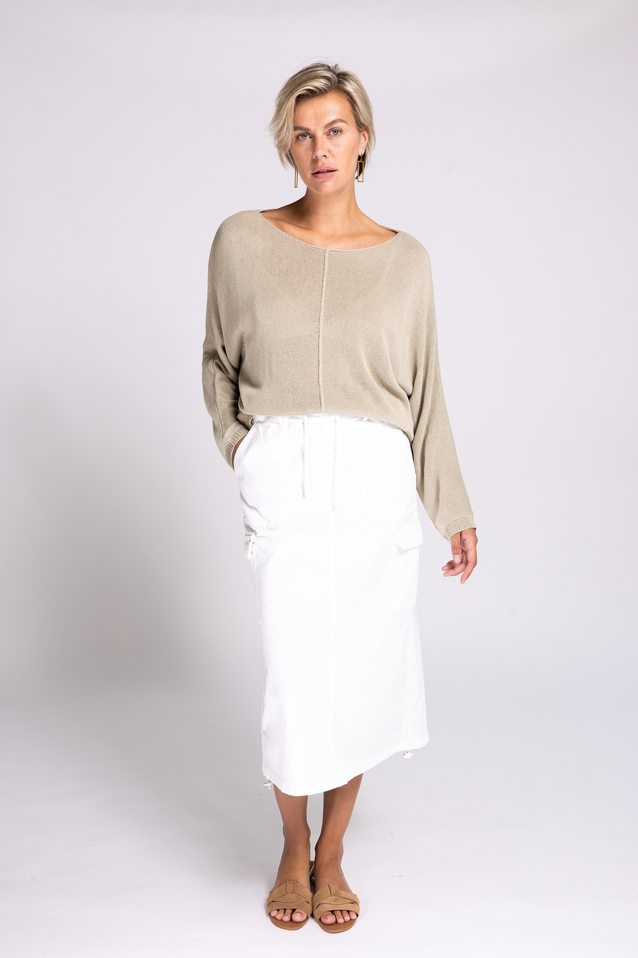 Zhrill Strickpullover »LUNI«, Langarm, mit Rundhalsausschnitt