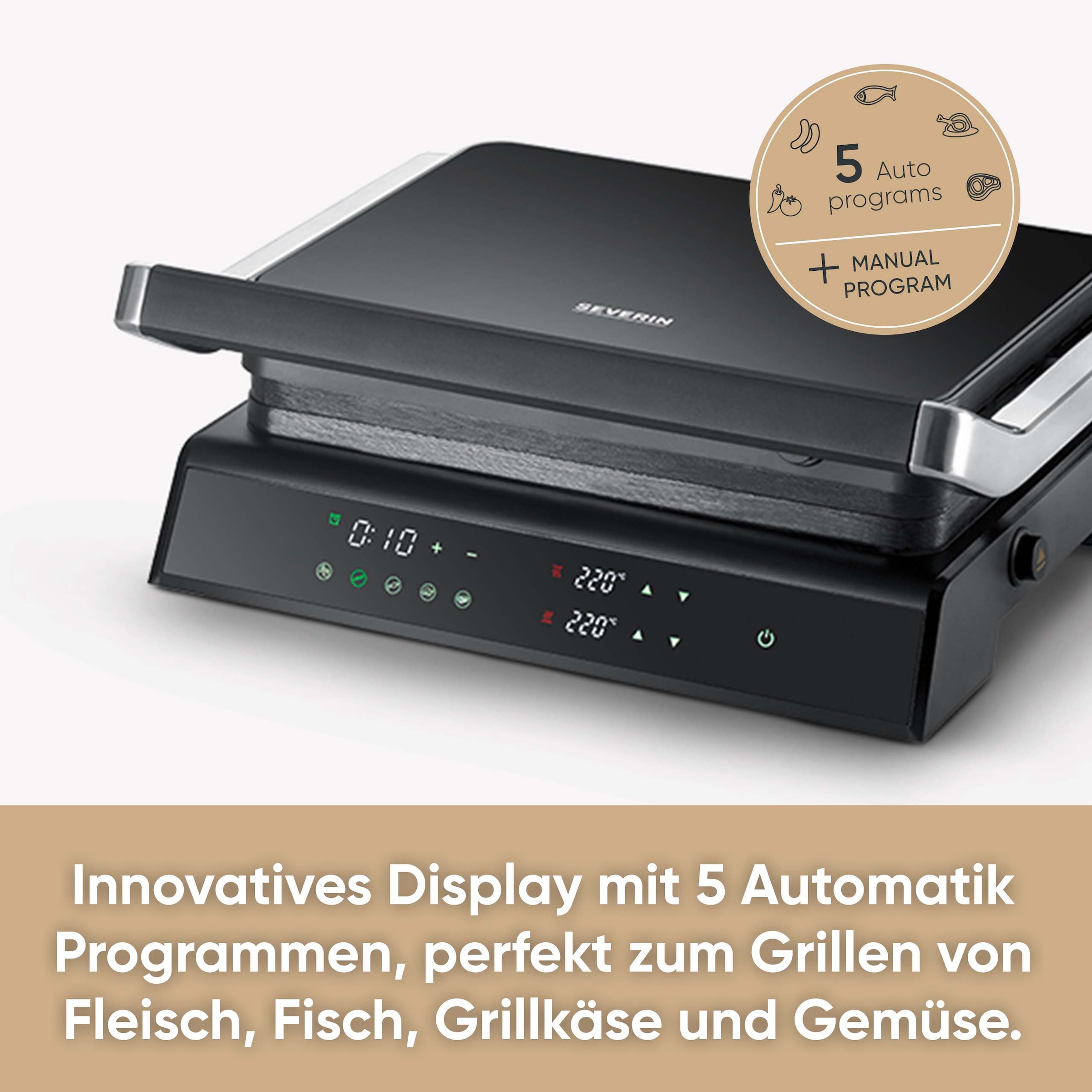 Severin Kontaktgrill »KG2399  SEVINI COMFORT« 2000 W