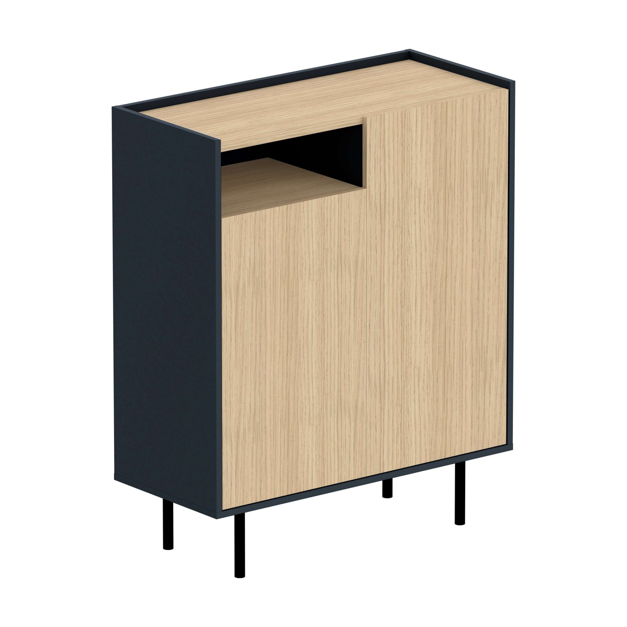 TemaHome Schuhschrank »Sienna flexibler Schrank, Mehrzweckschrank, Schuhkommode,«, 2 Türen, variable Böden, mit Metallfüsse