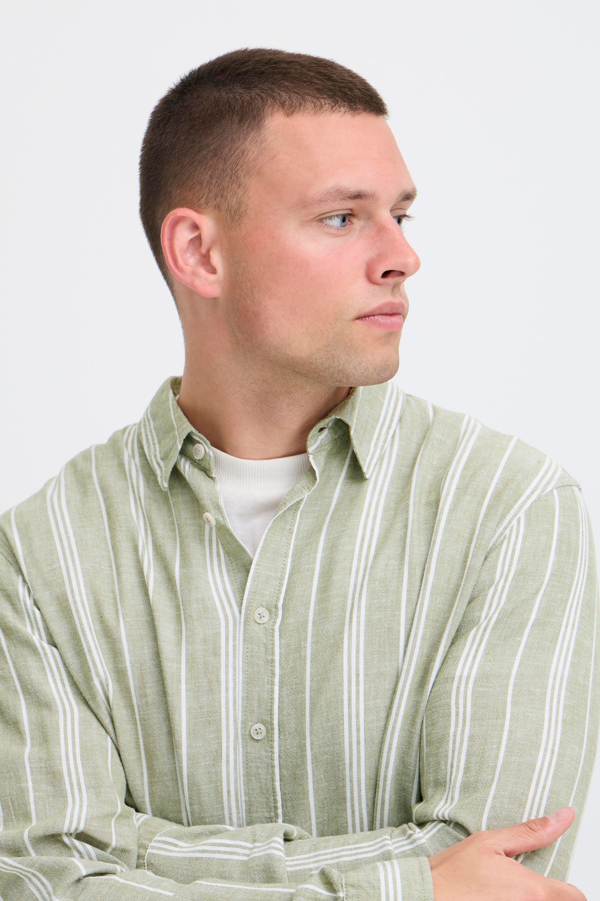 Blend Leinenhemd »Leinenhemd BHBobby Linen striped«